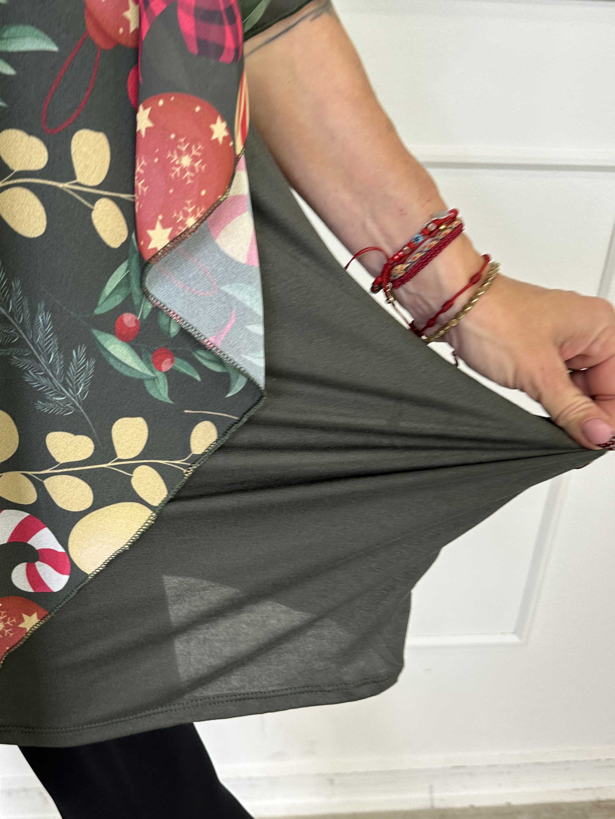 Kenya Christmas - Tunikakjole med julemotiver på