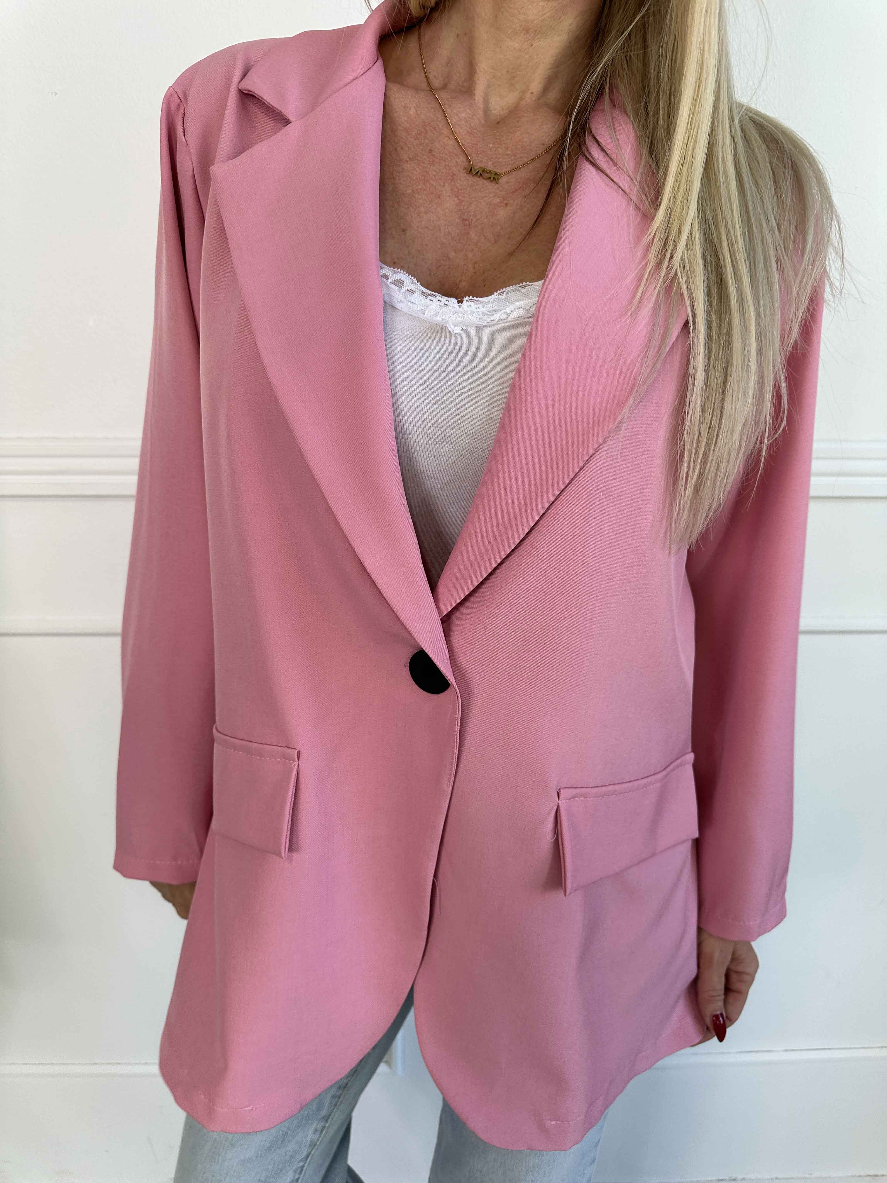 Lanthe Plain - Stilren ensfarvet blazer