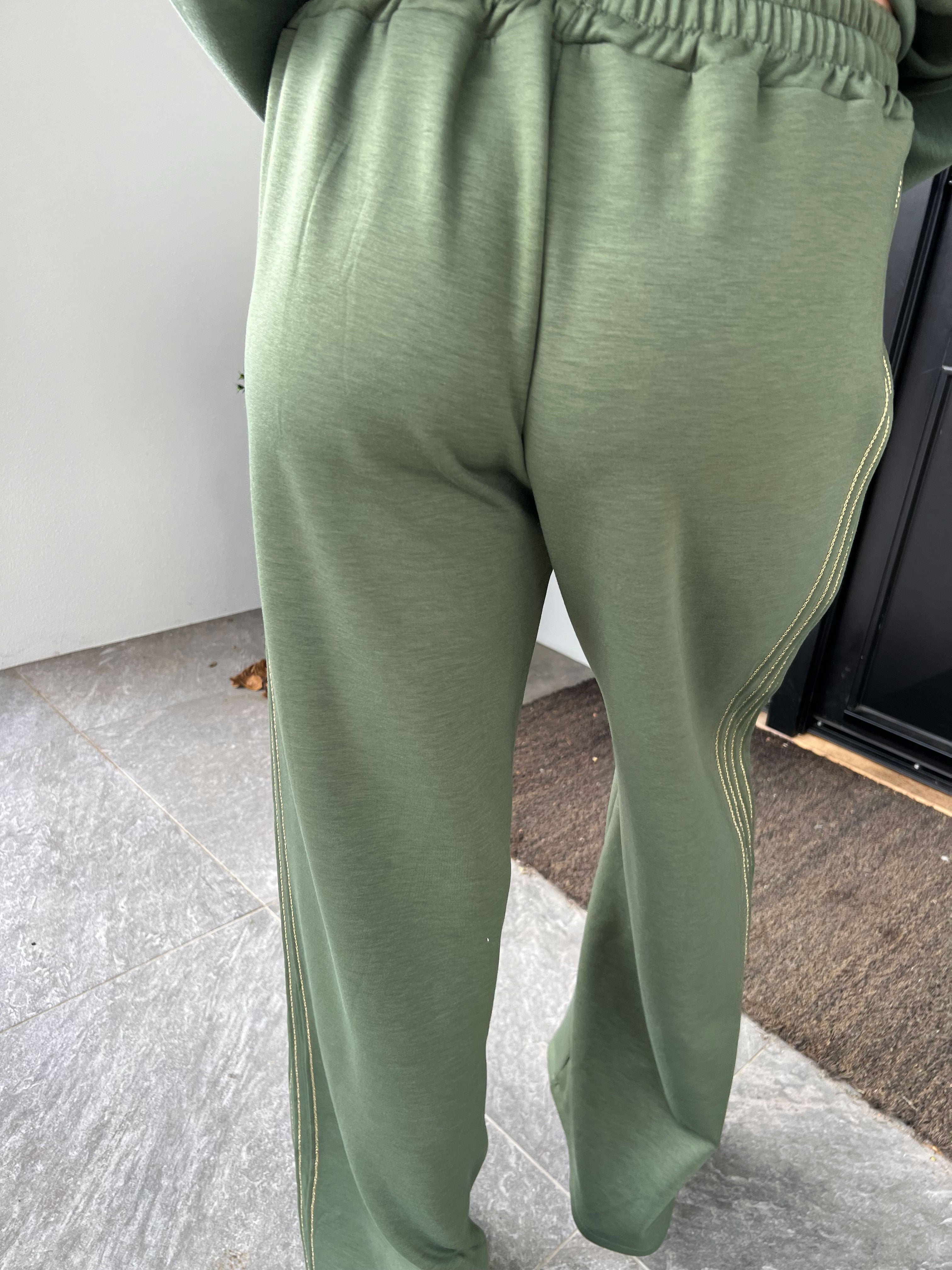 Dream NY - Joggingsæt i viskose med glitrende NEW YORK-tekst på maven