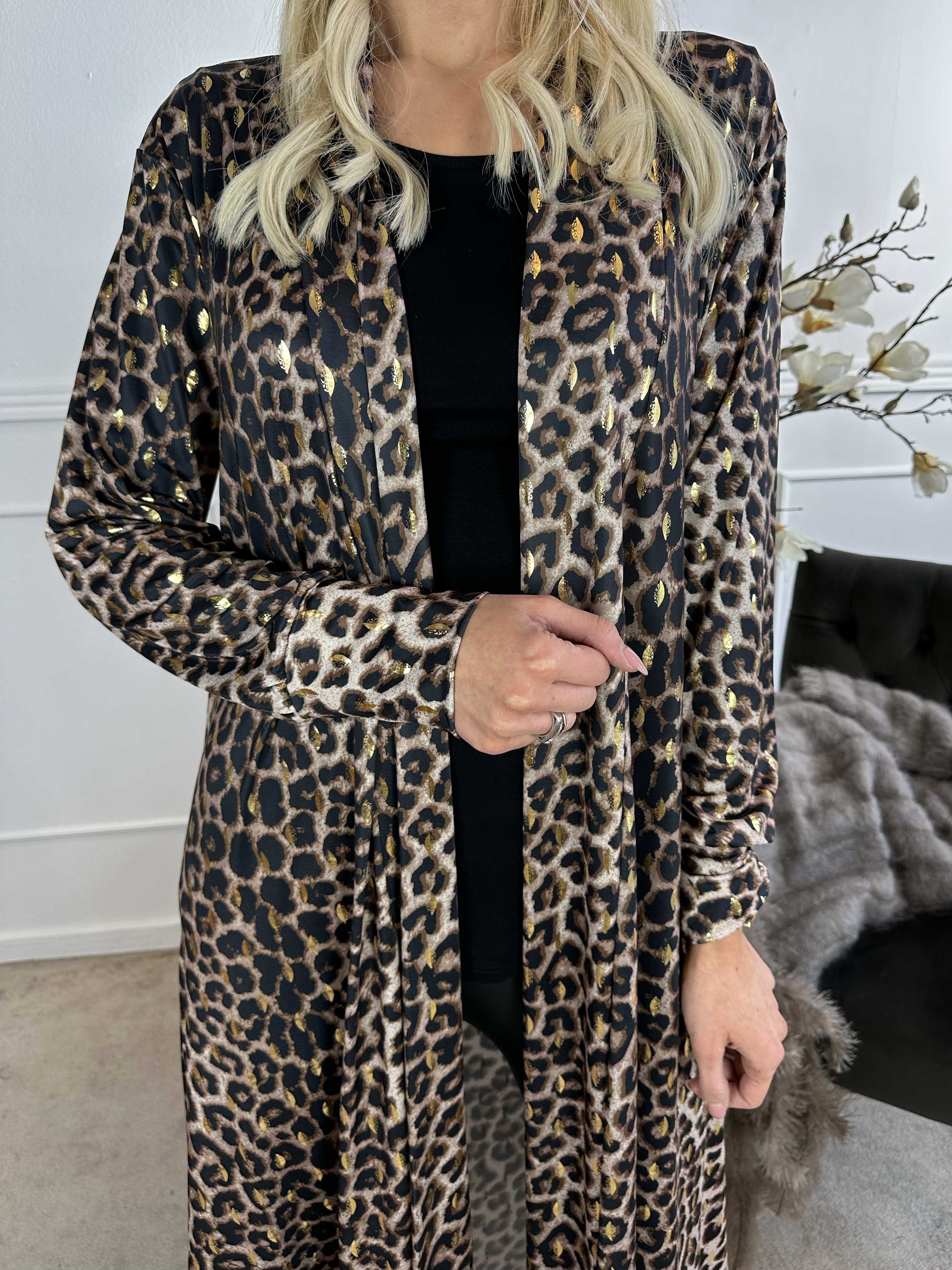 Mikkala Animal - Elastisk cardigan med print