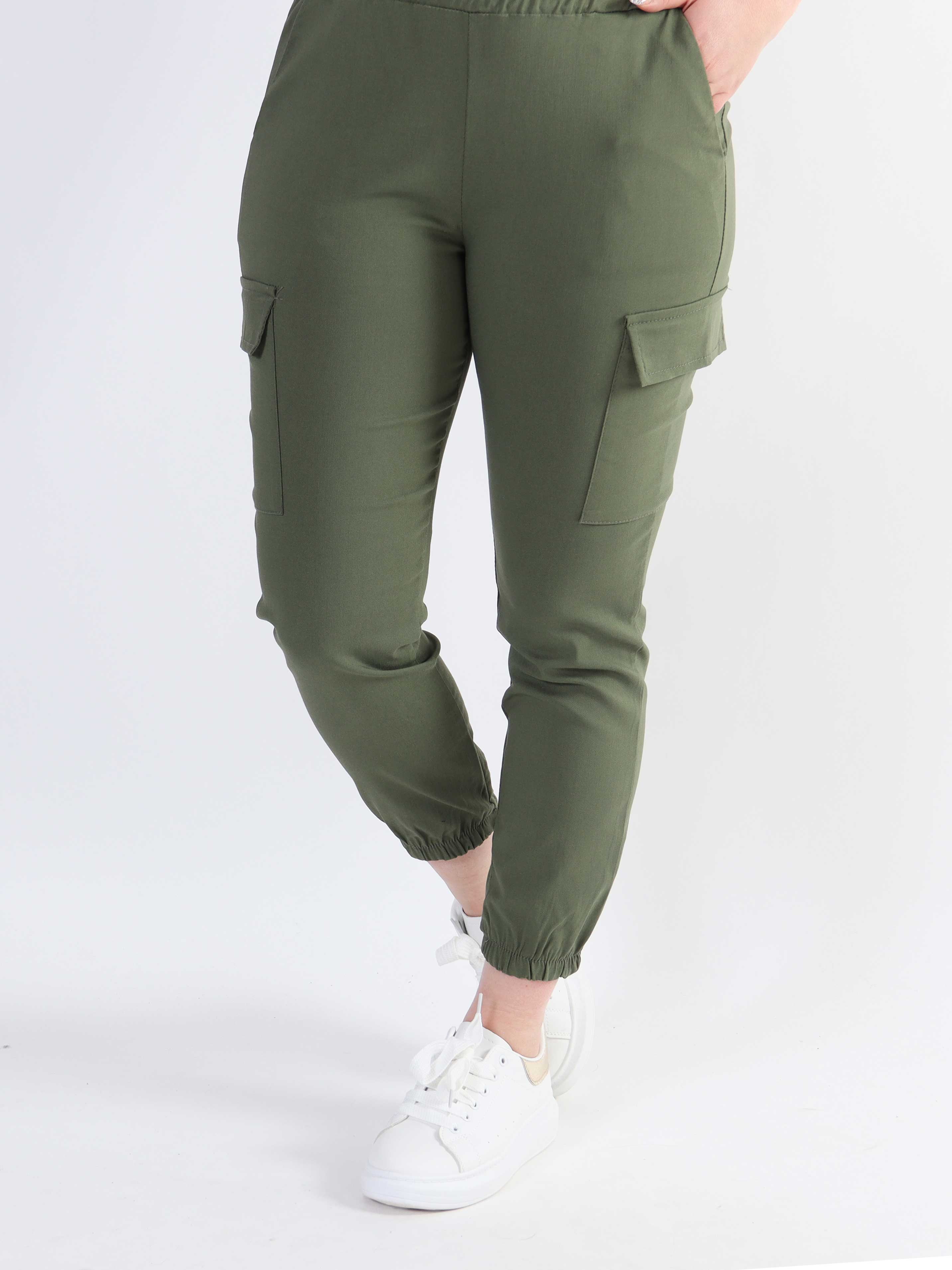 Isabella - Cargo bukser med lommer