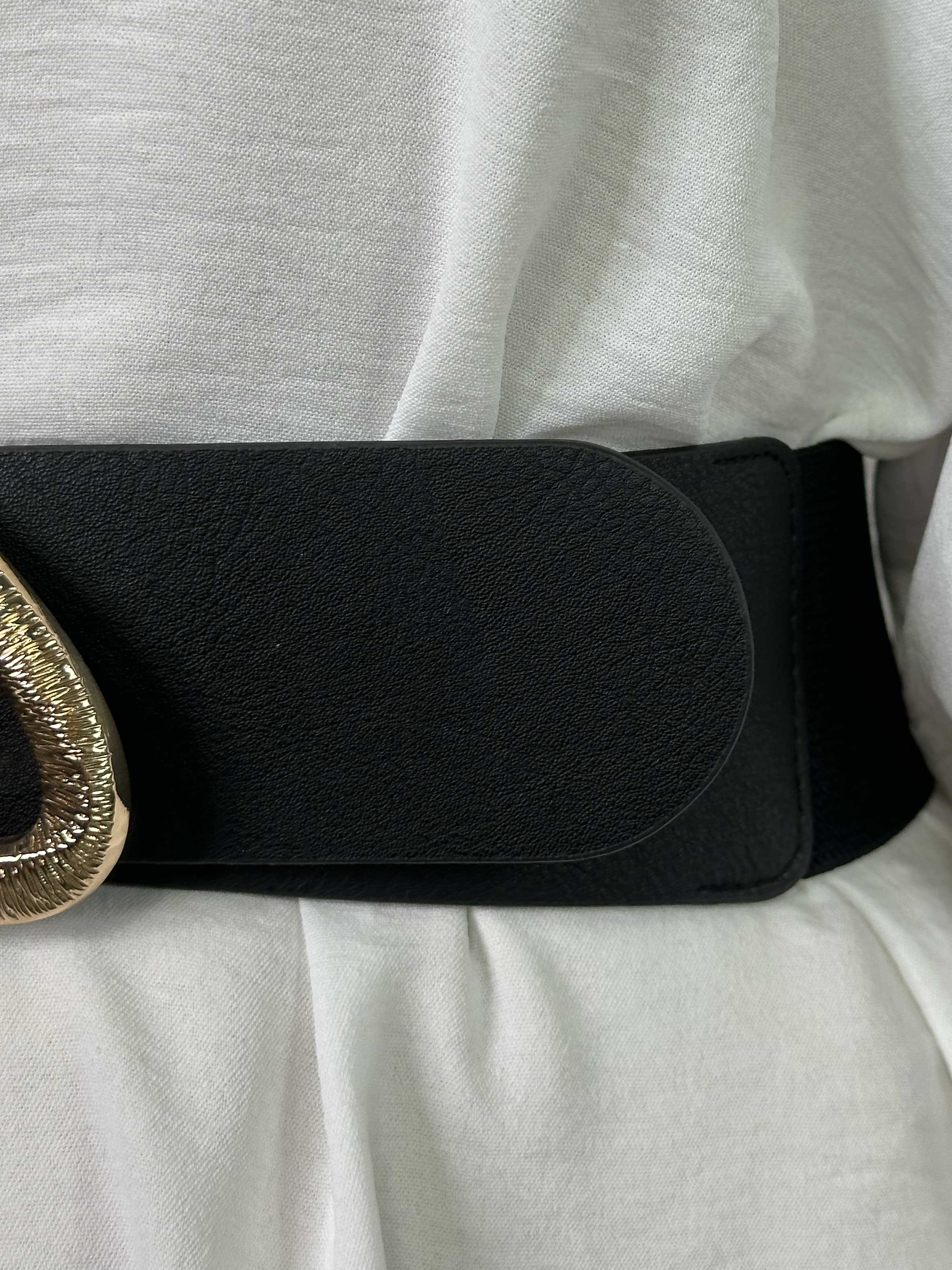 Isla - Taljebælte med elastik og guldspænde