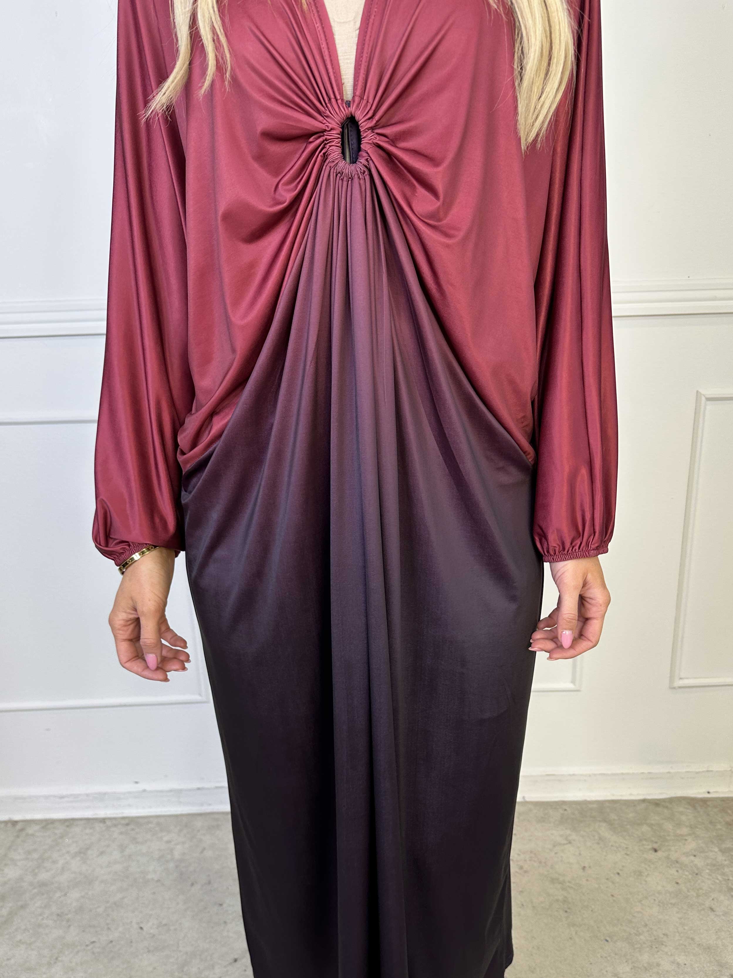 Ismene - Lang tunikakjole i flere farvenuancer