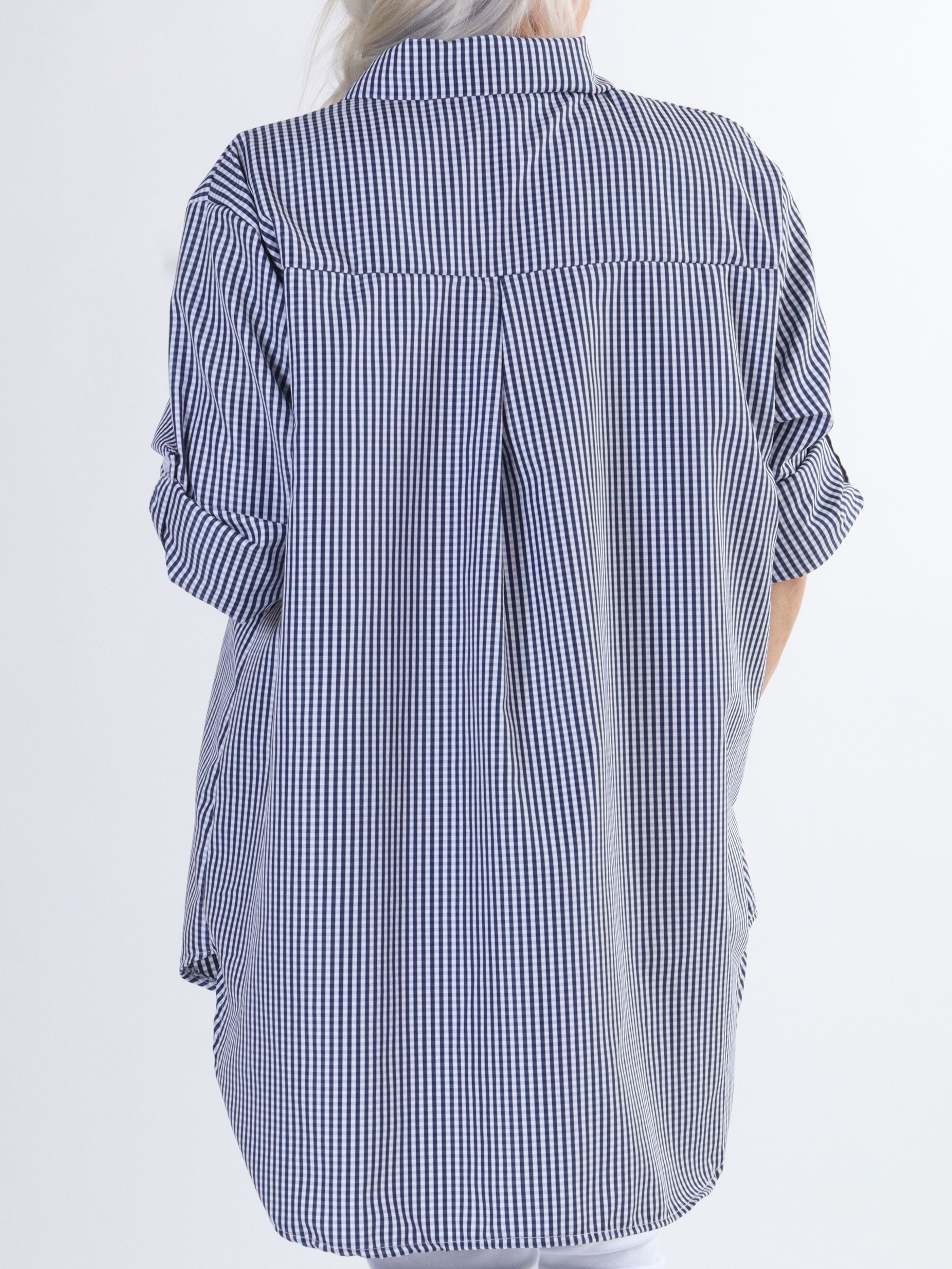 Johanne check - Fin ternet plus size skjorte