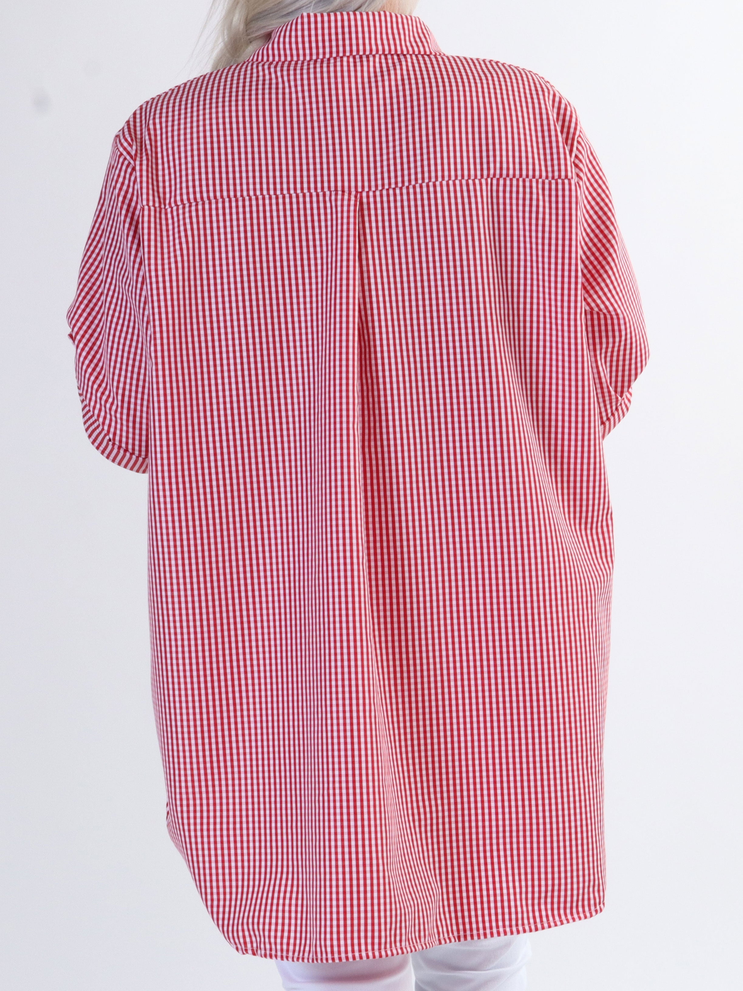 Johanne check - Fin ternet plus size skjorte