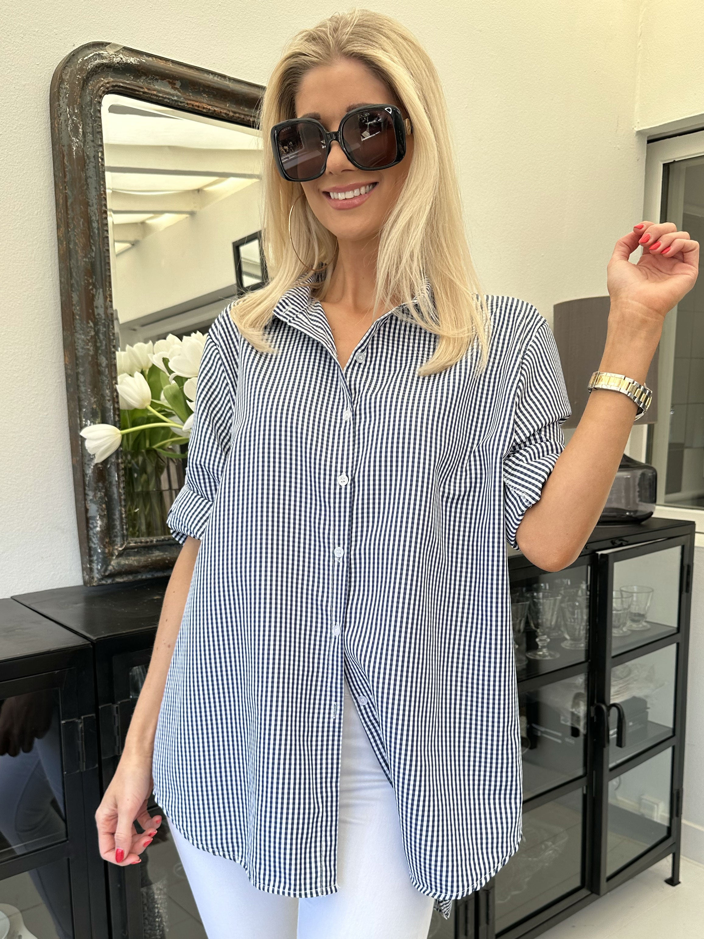 Johanne check - Fin ternet skjorte