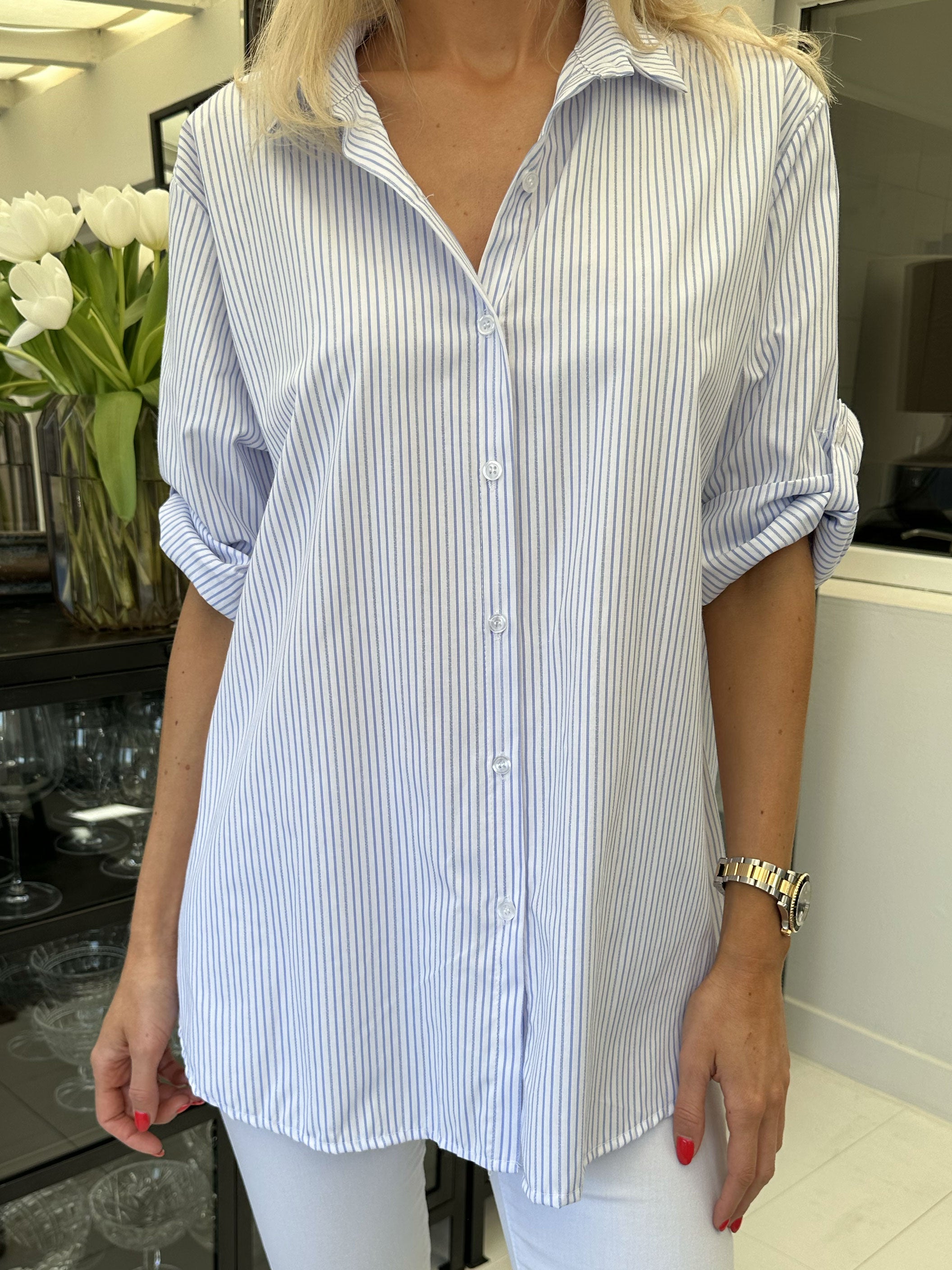 Johanne - Sød stribet skjorte