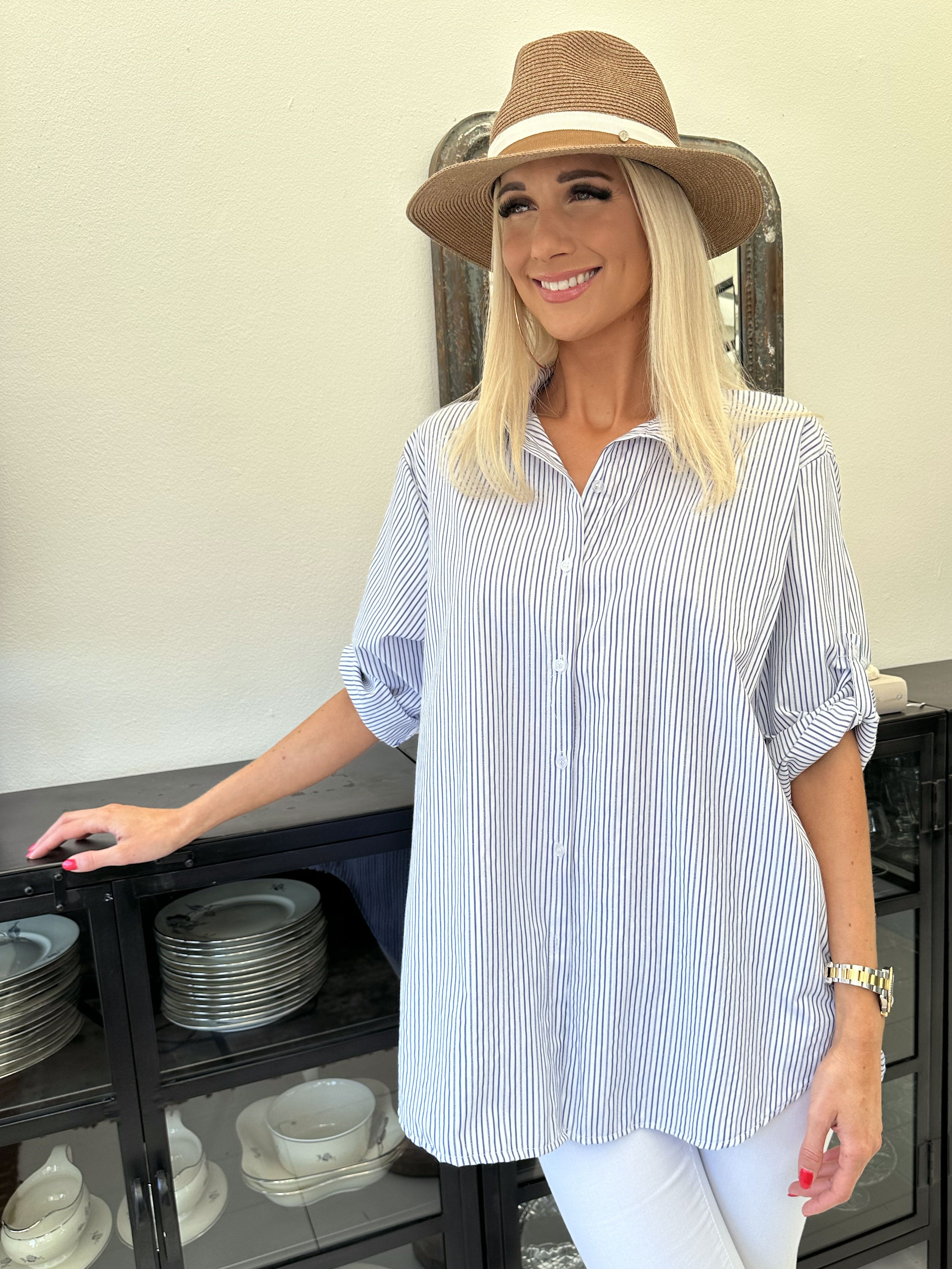 Johanne - Sød stribet skjorte