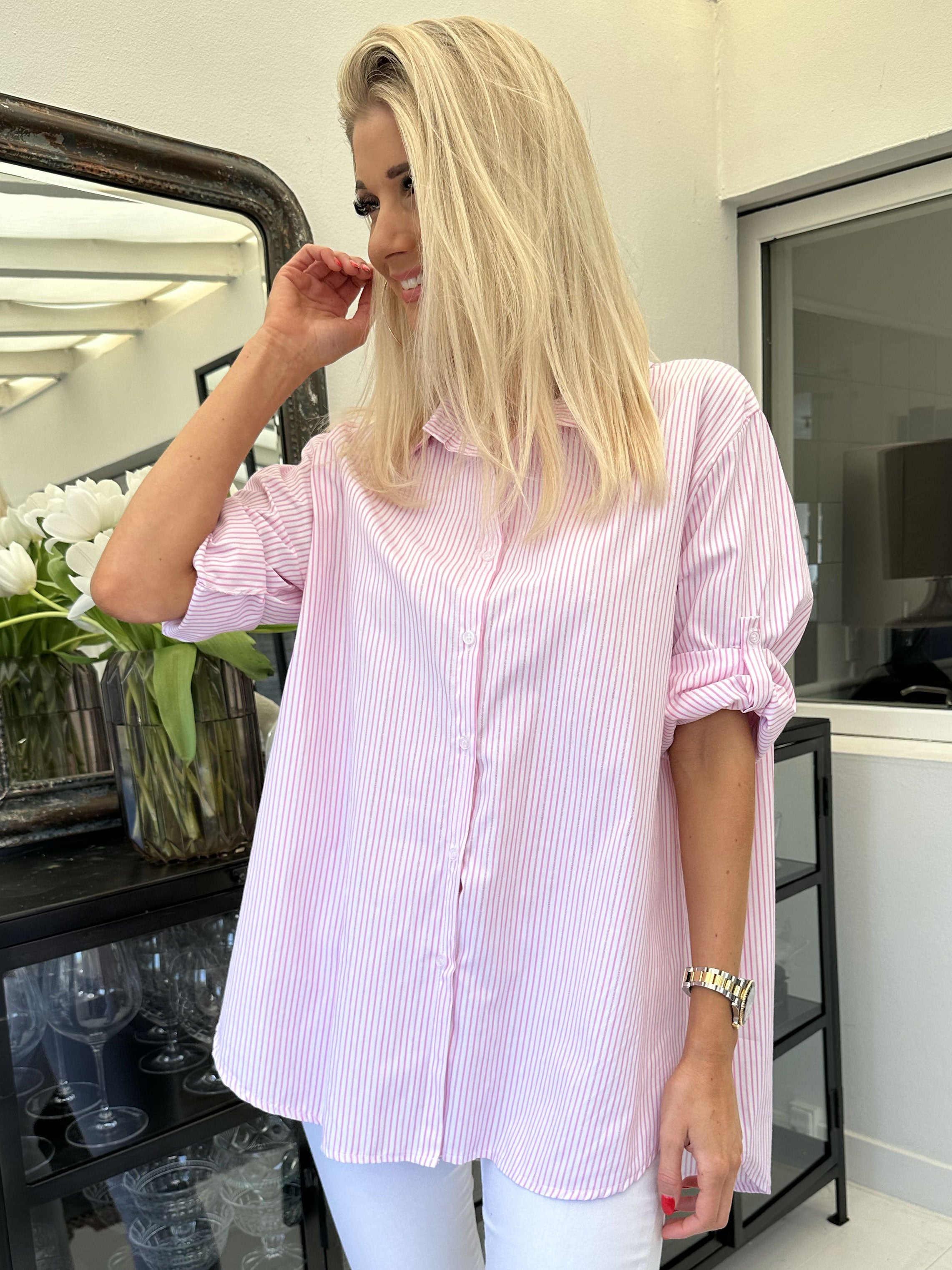 Johanne - Sød stribet skjorte