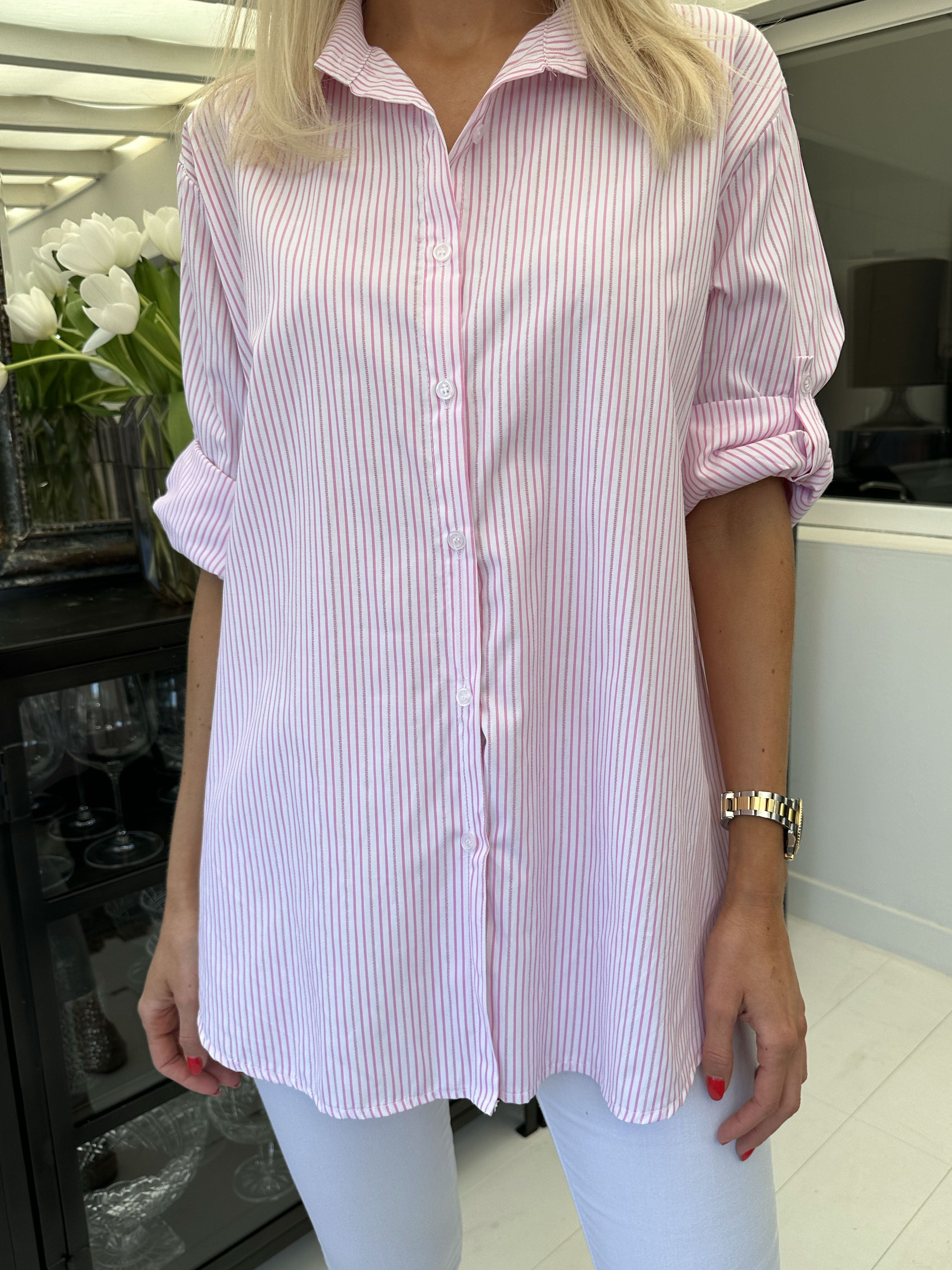 Johanne - Sød stribet skjorte