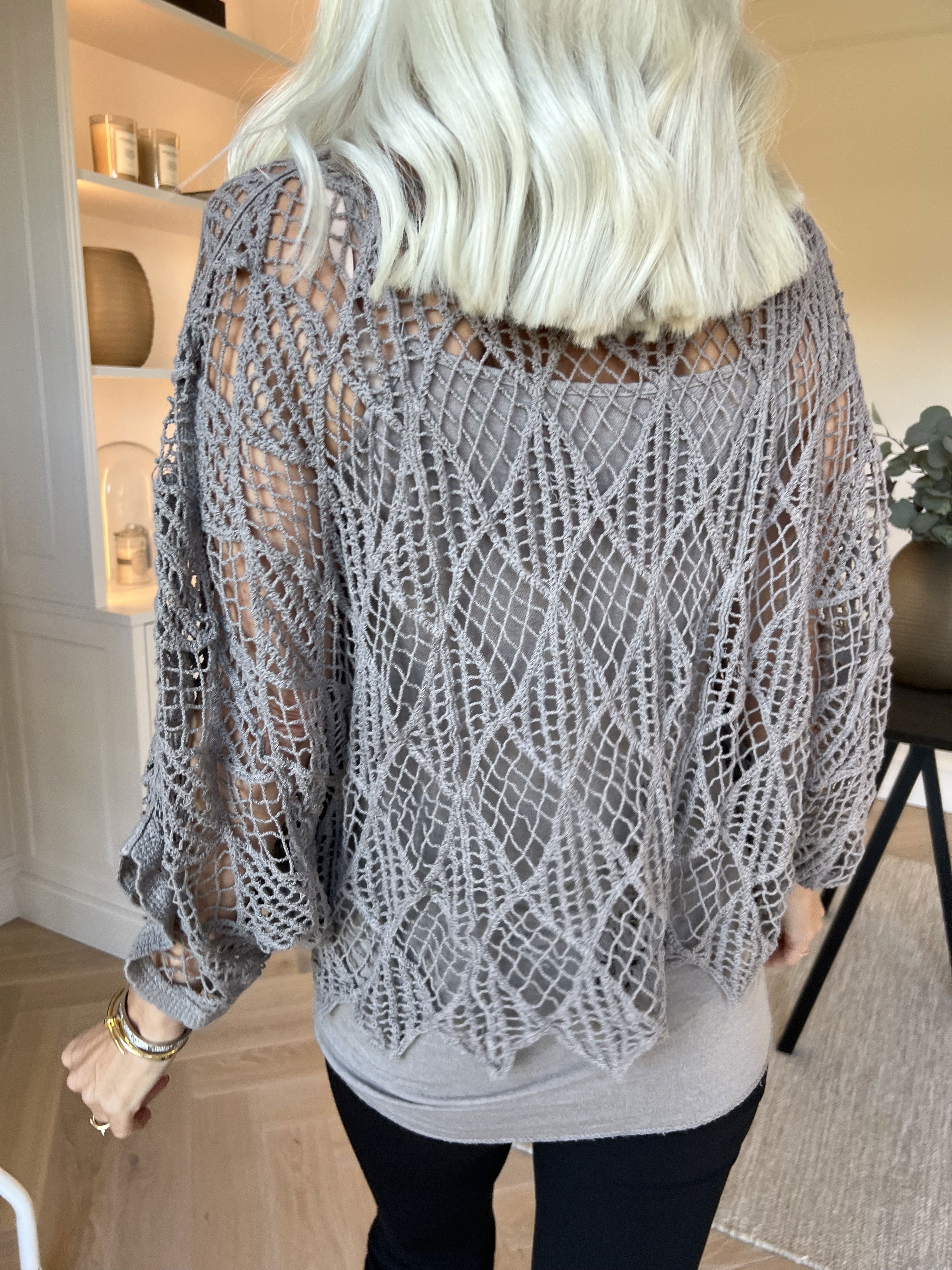 Kari - Hæklet tunika med top i bomuld