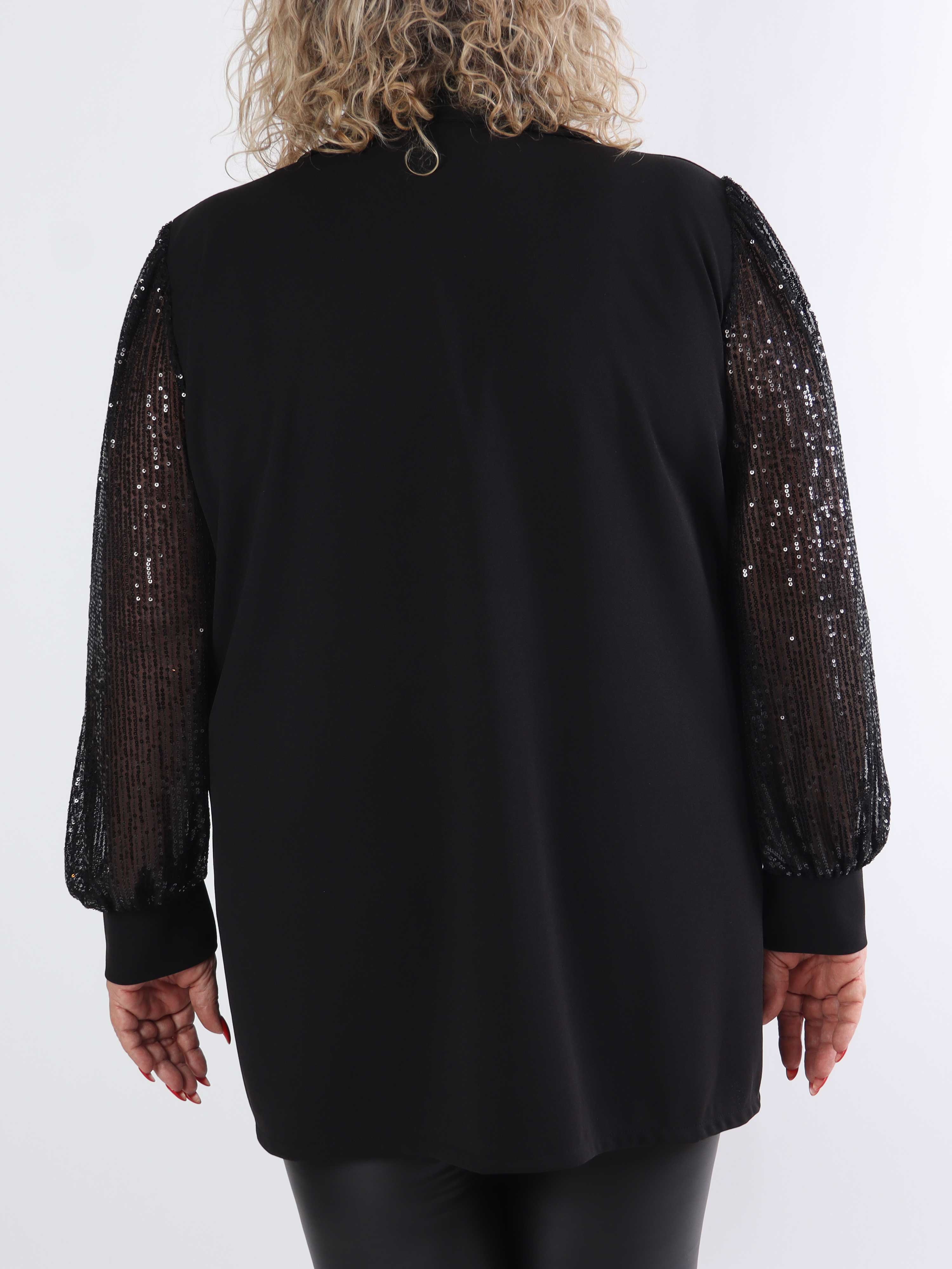 Kata - Oversized blazer med pailletærmer (bestseller)