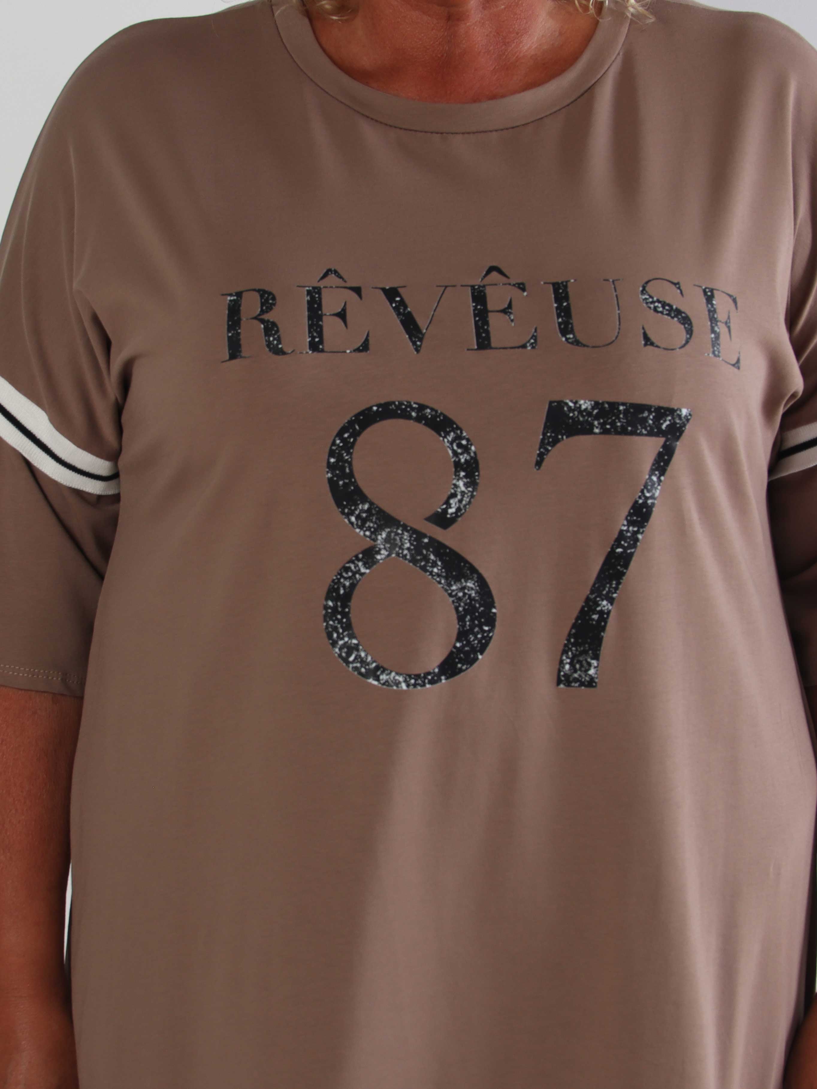 Lana - Plus size t-shirtkjole i blød bomuld med stilfuldt 