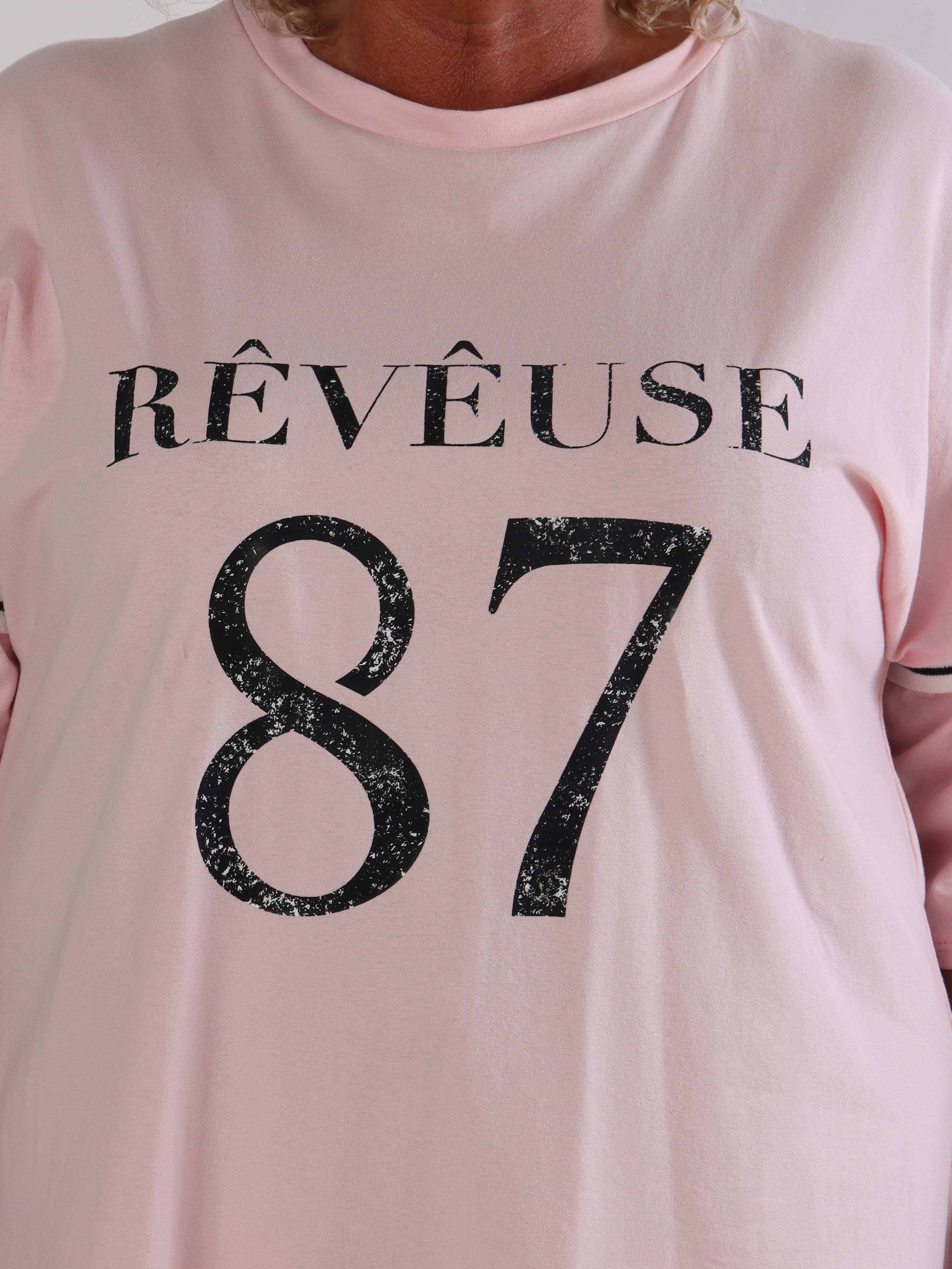 Lana - Plus size t-shirtkjole i blød bomuld med stilfuldt 
