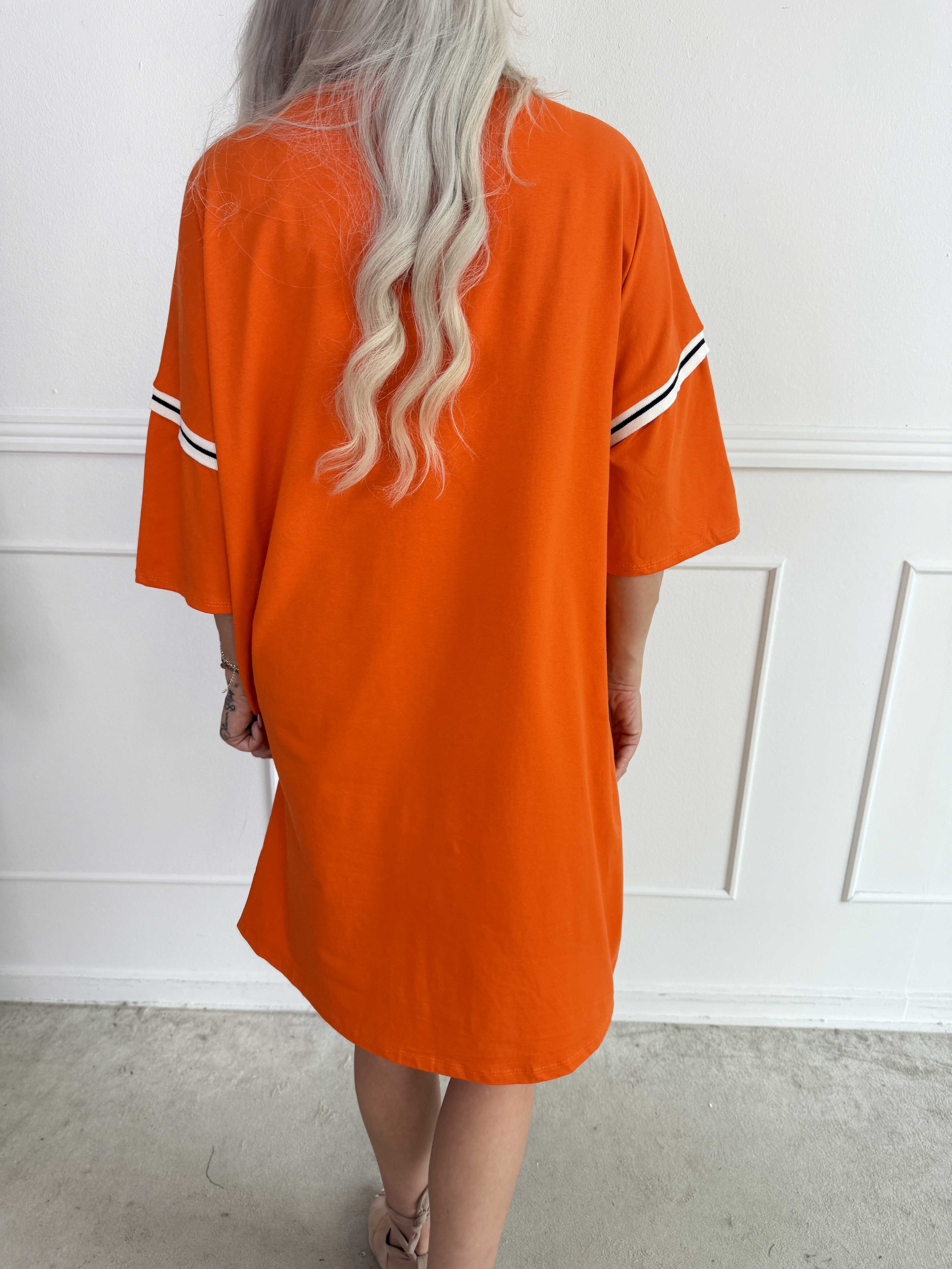 Lana - Plus size t-shirtkjole i blød bomuld med stilfuldt 