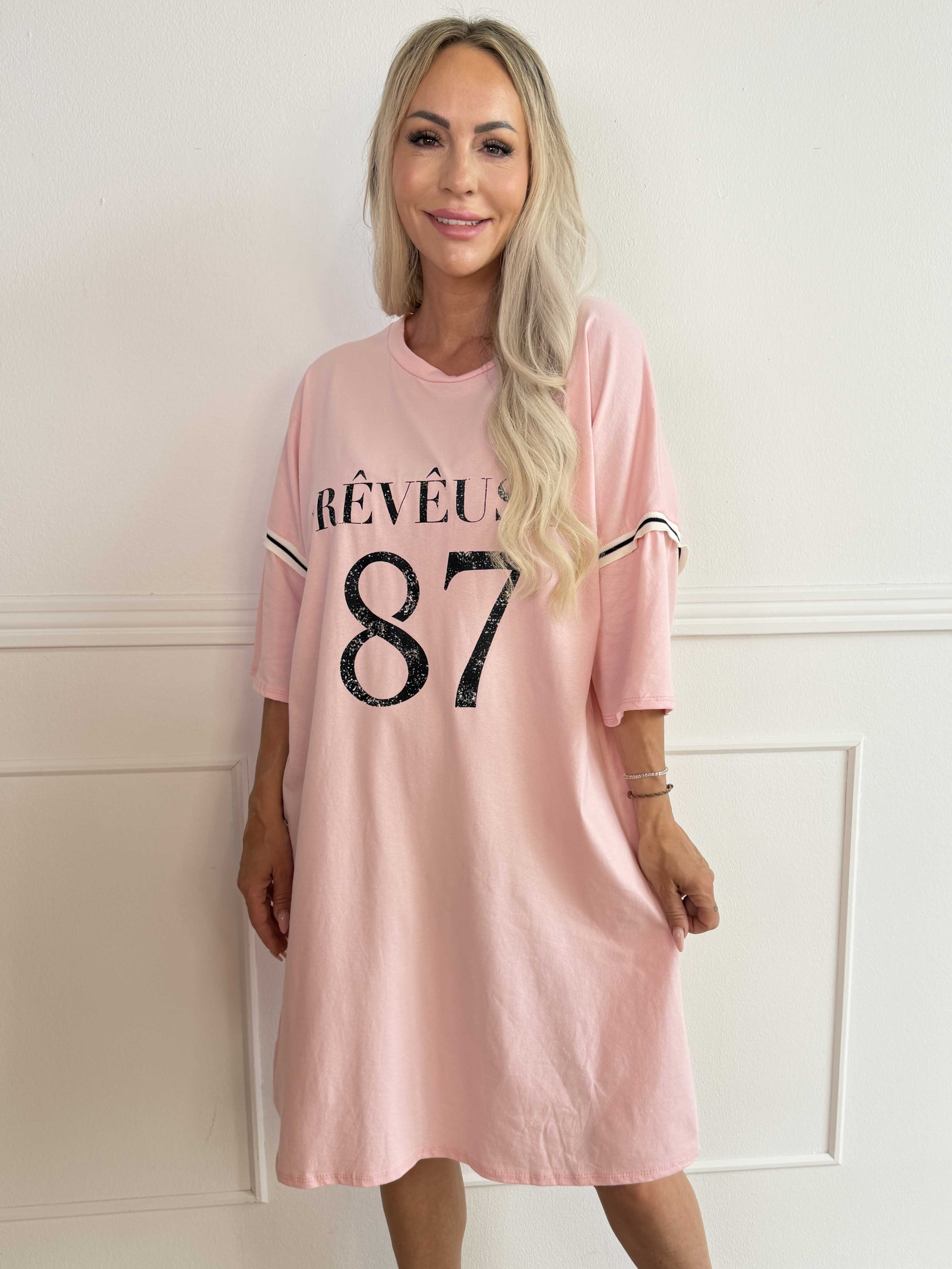 Lana - Fed t-shirtkjole i blød bomuld med stilfuldt 