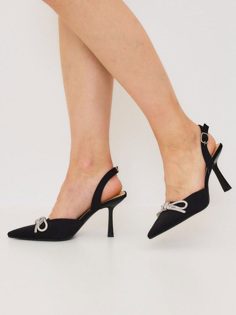 Lauren - Klassisk stilet med sløjfe af similisten