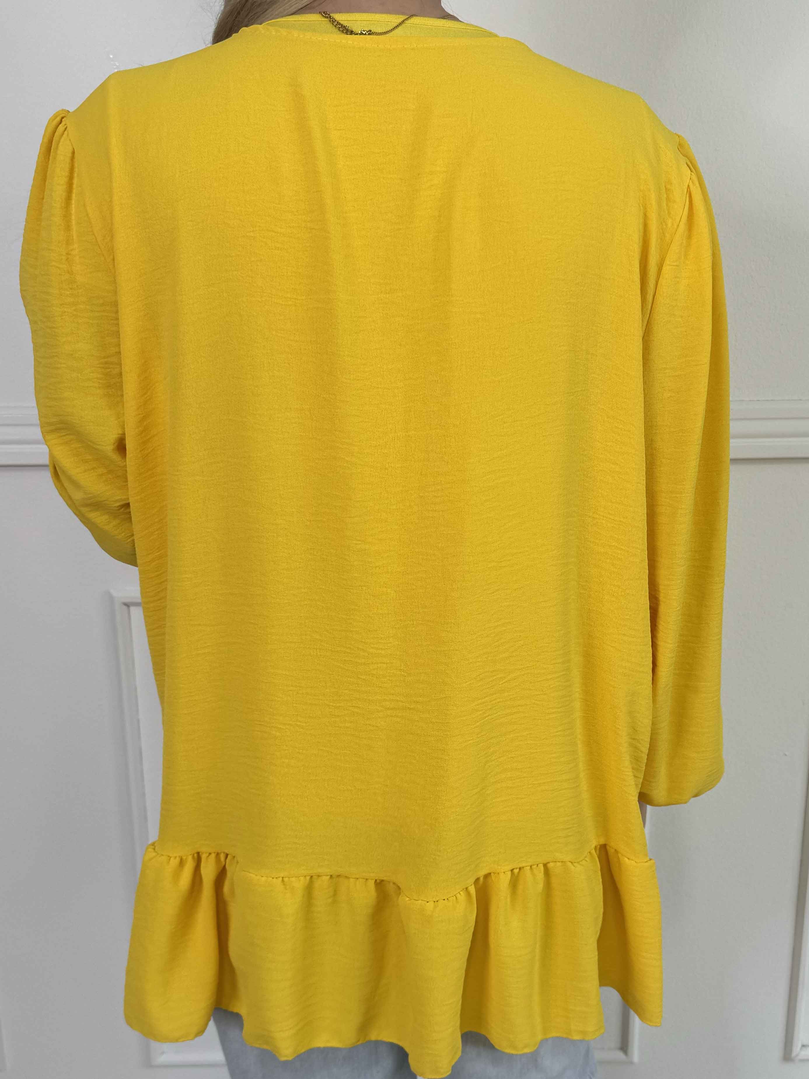 Leslie - Sød tunika i viskose med fine sløjfer foran