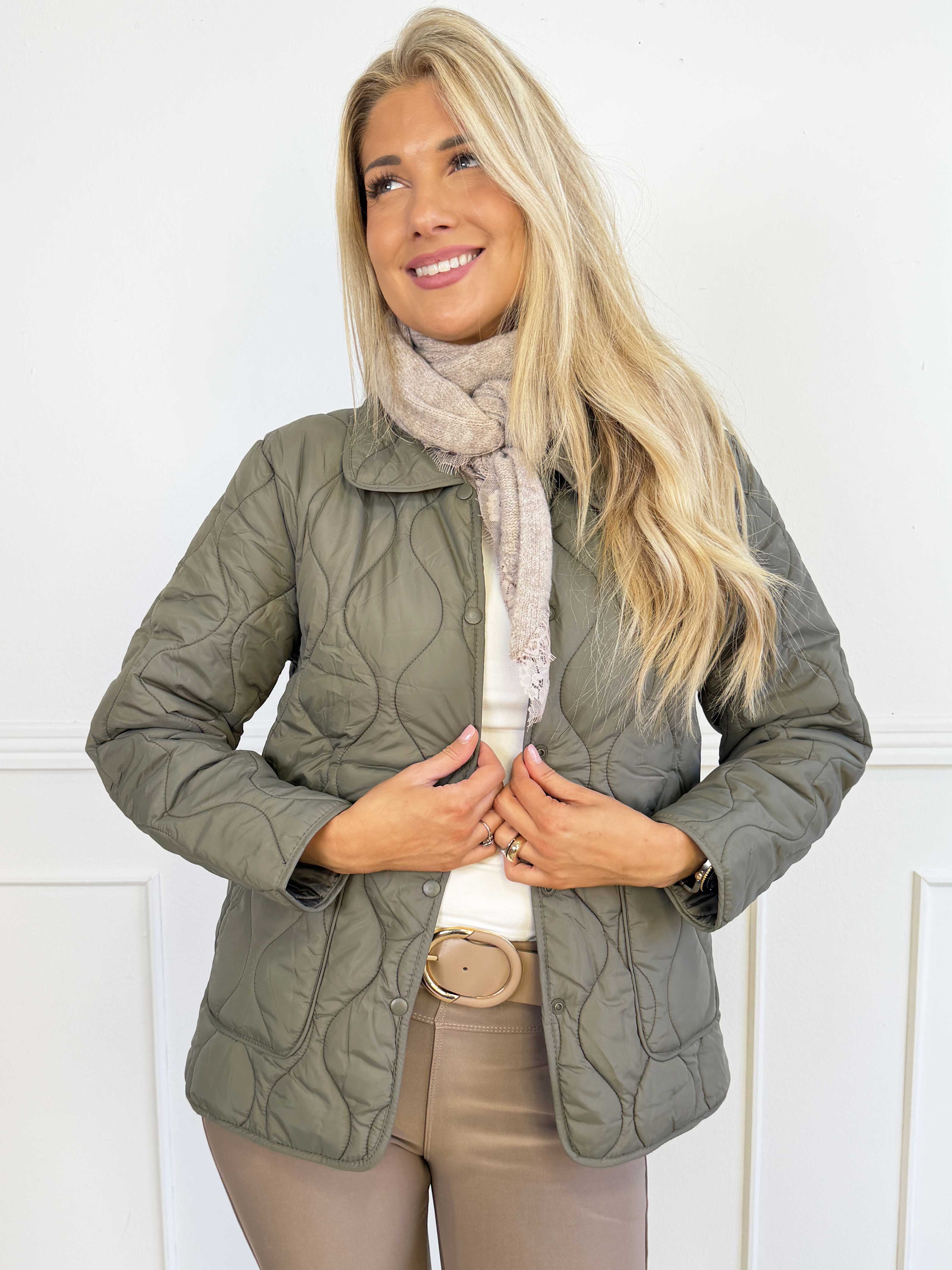 Lia - Smart termojakke i et stilrent design med praktiske trykknapper foran