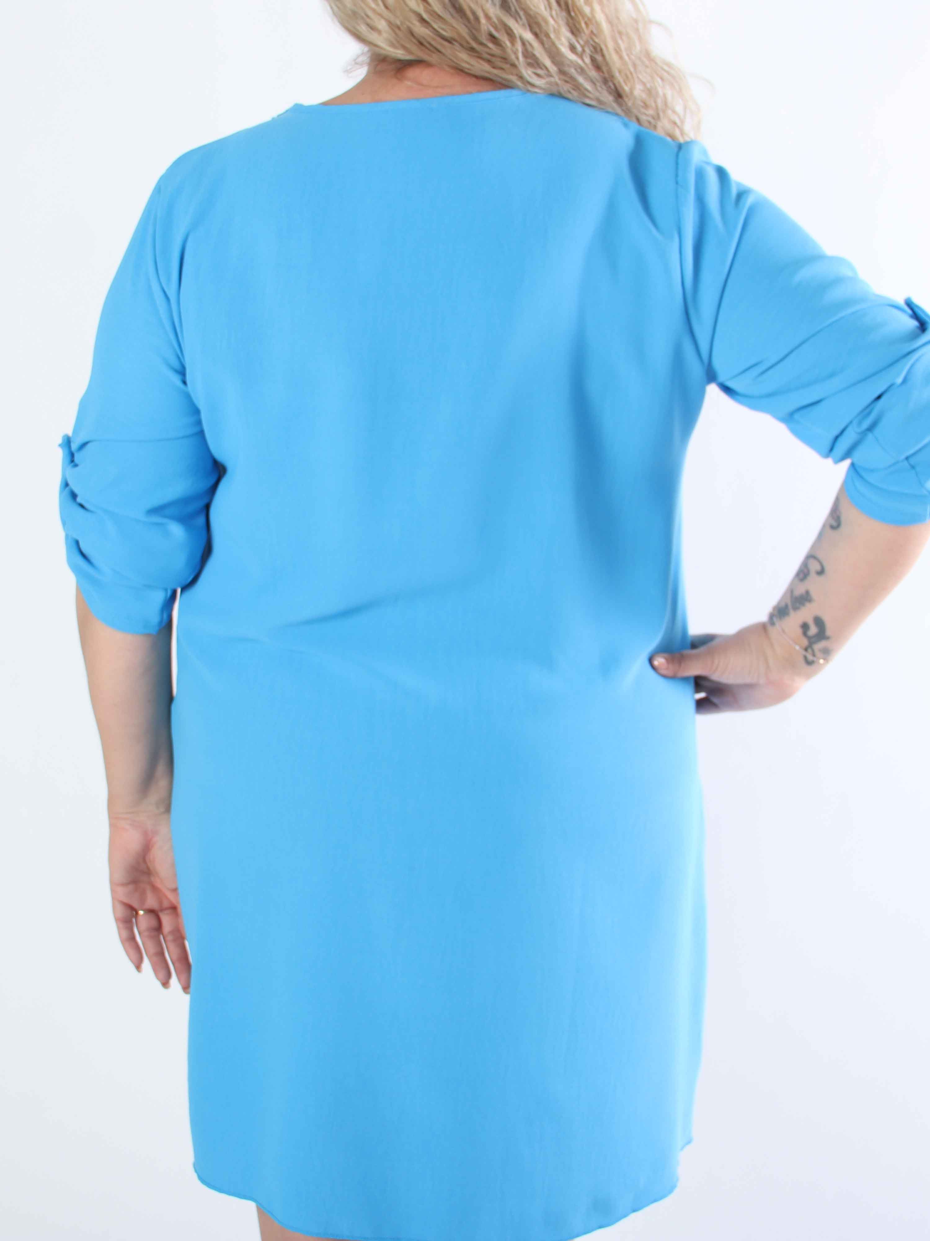 Lily - Plus size tunikakjole i viskose med pailletter