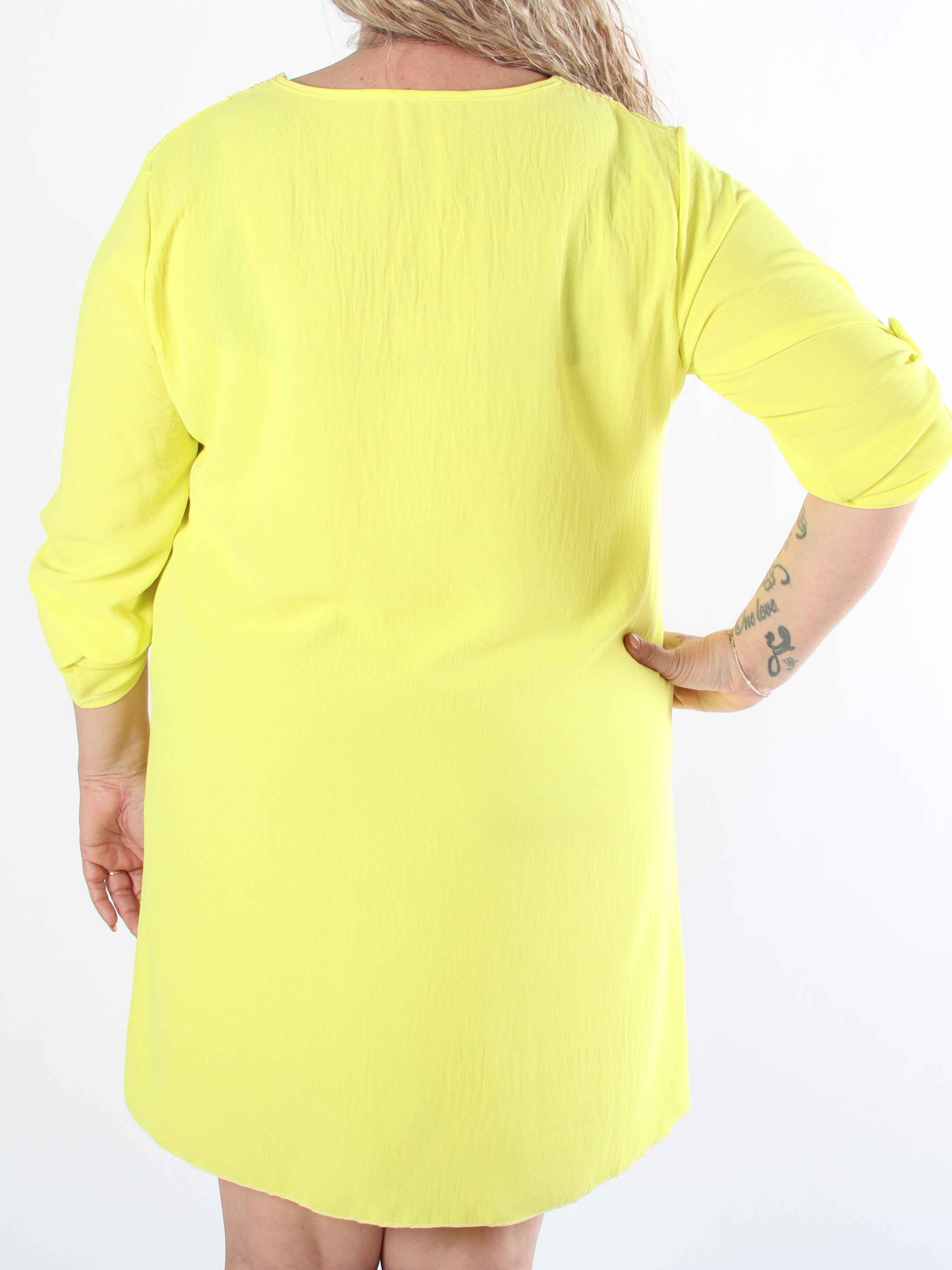 Lily - Plus size tunikakjole i viskose med pailletter