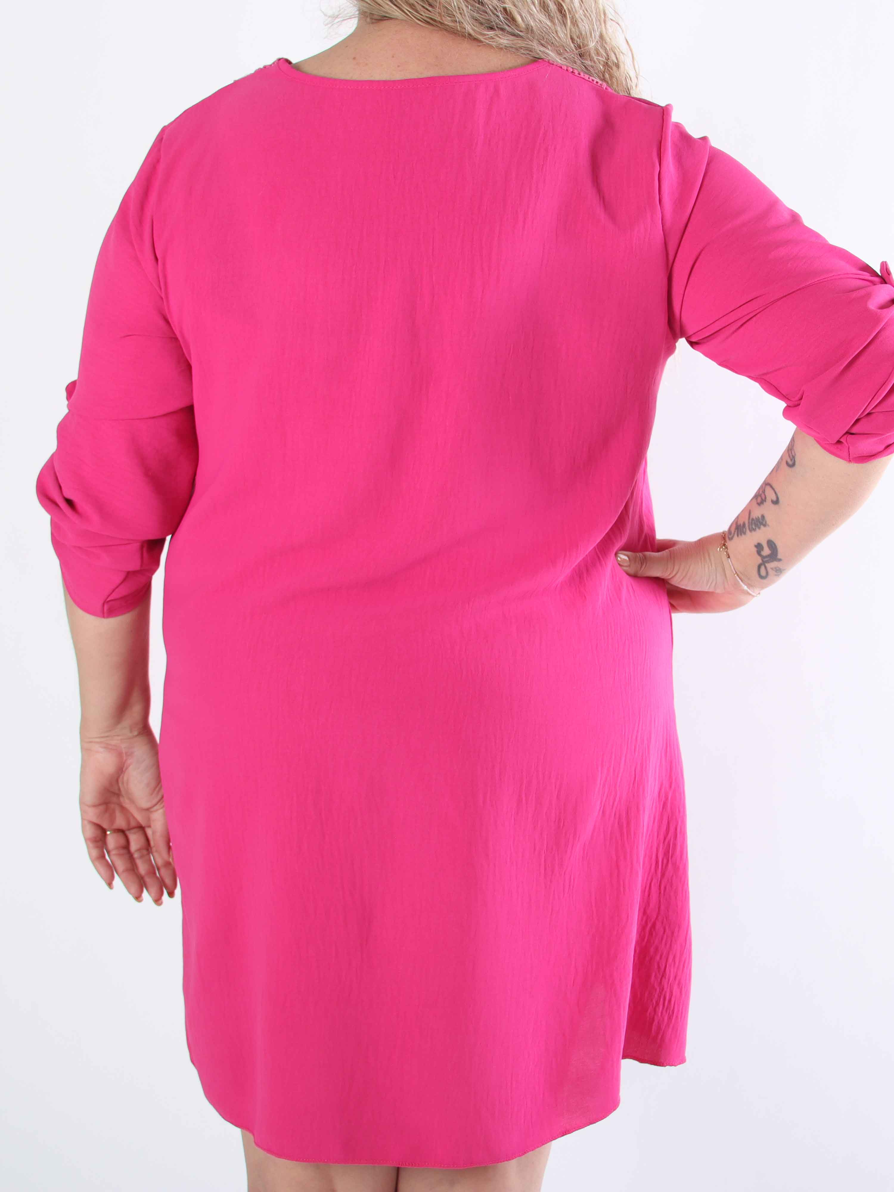 Lily - Plus size tunikakjole i viskose med pailletter