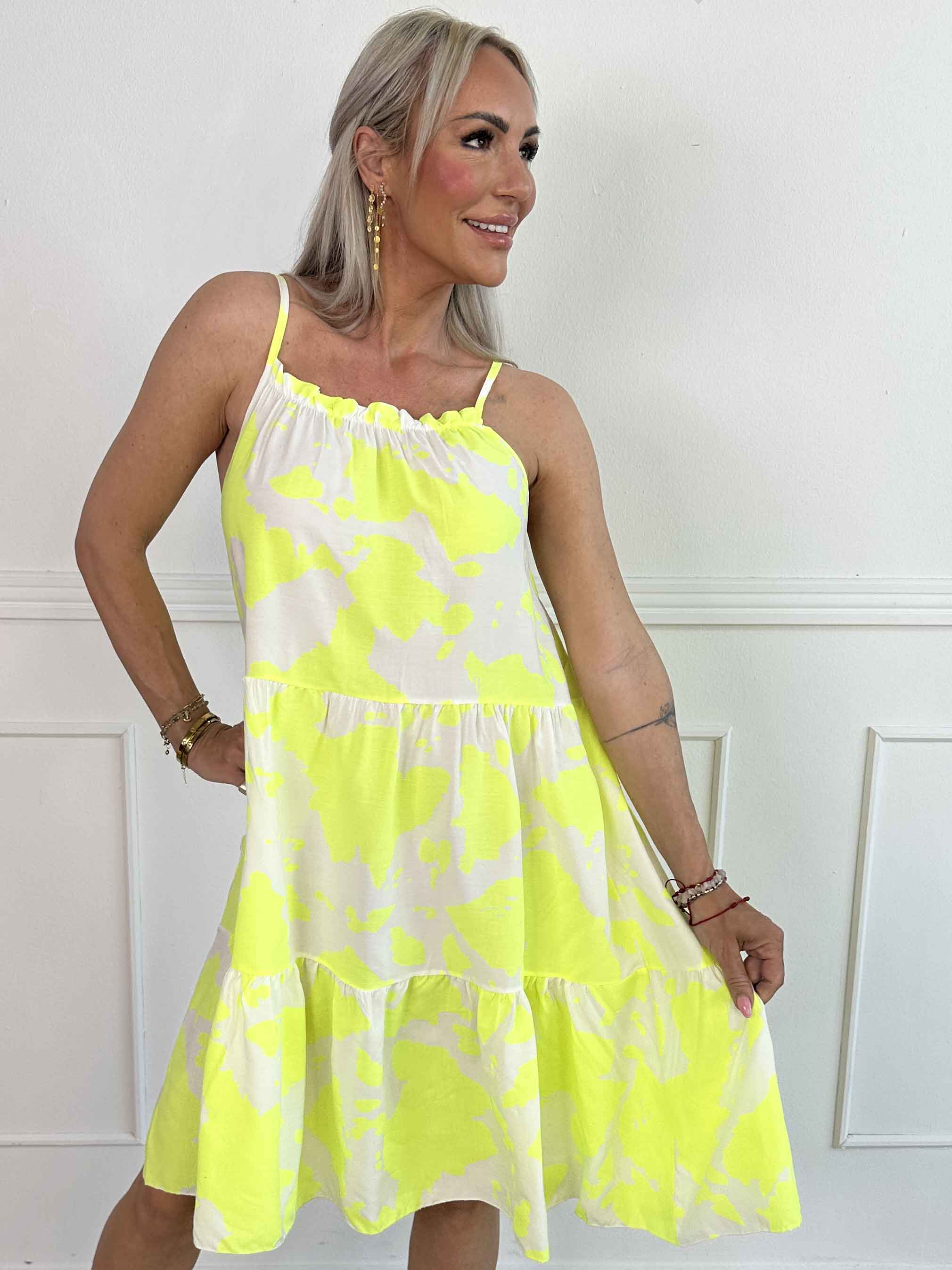 Maeve - Sommerkjole i bomuld med stropper og lag på lag look