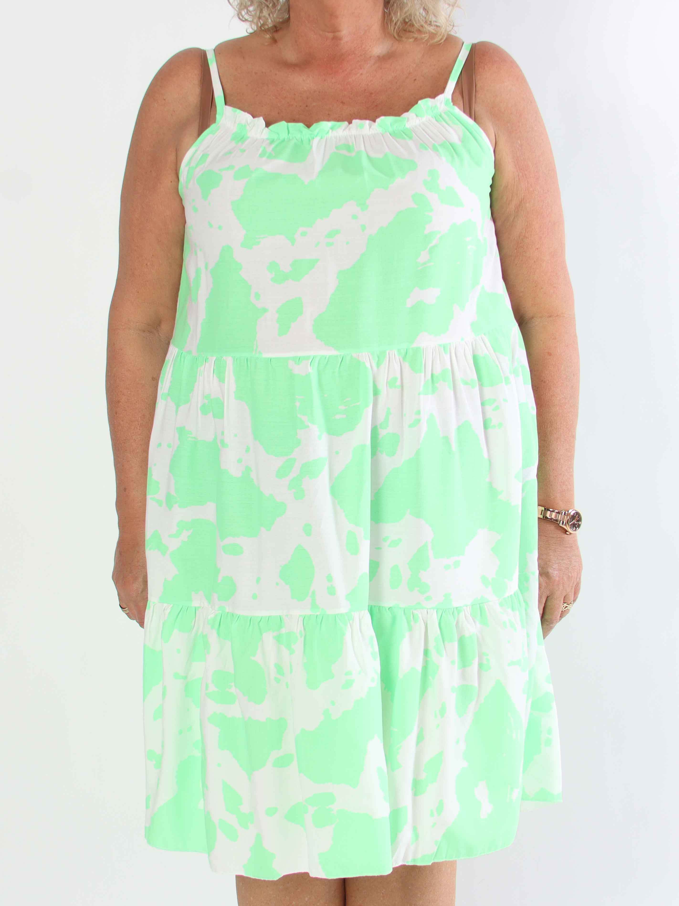 Maeve - Sommerkjole i bomuld med stropper og lag på lag look