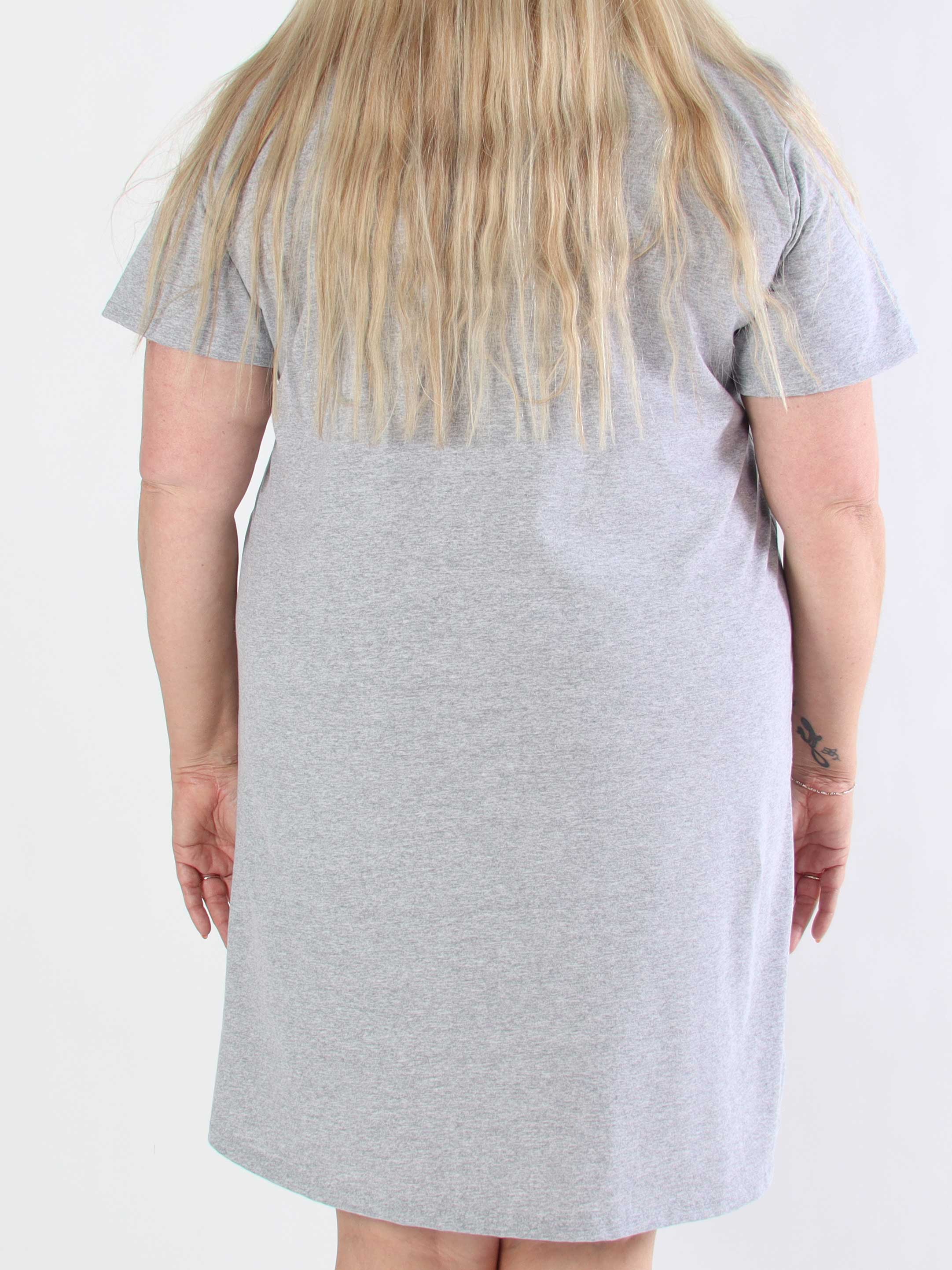 Matilda - T-shirt kjole i bomuld med Ibiza stående