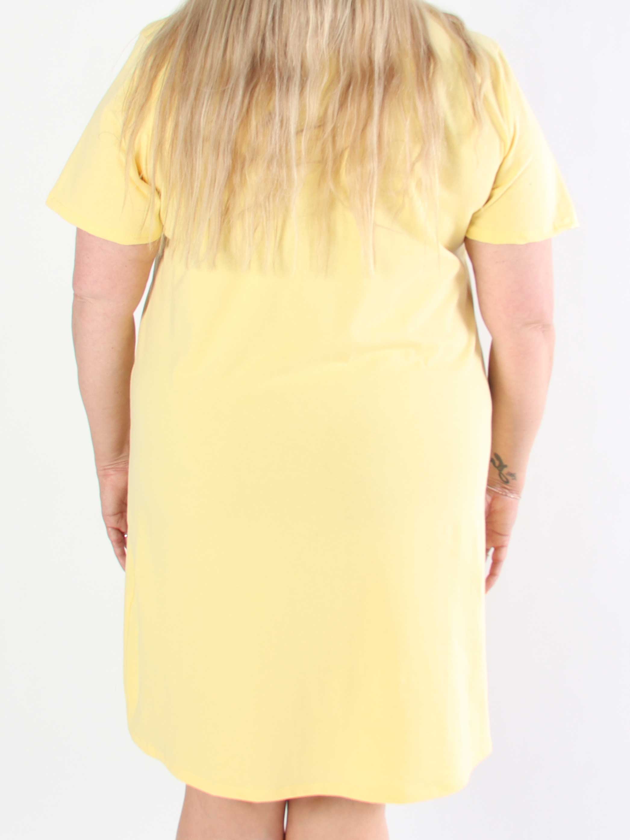 Matilda - T-shirt kjole i bomuld med Ibiza stående