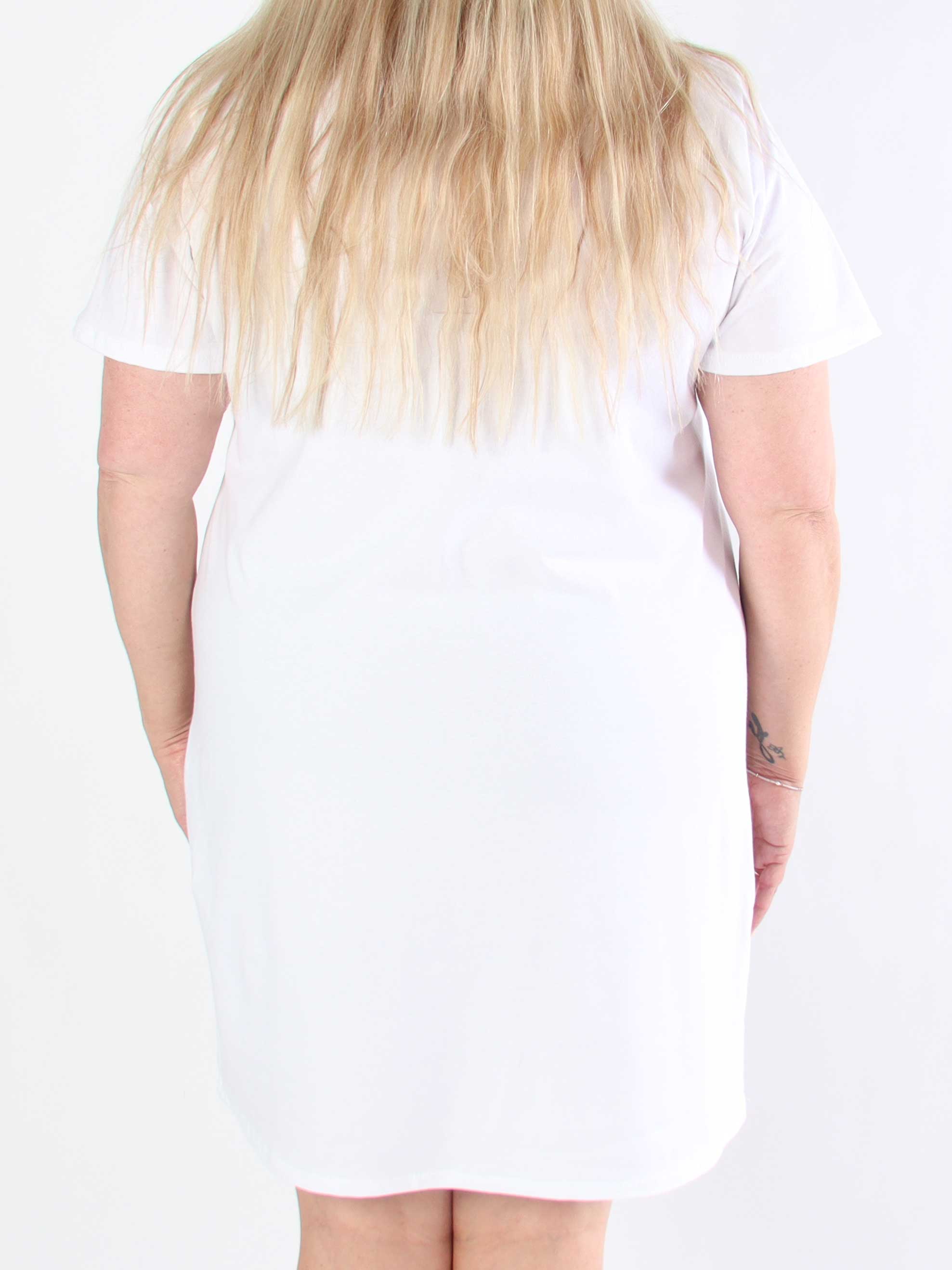 Matilda - T-shirt kjole i bomuld med Ibiza stående