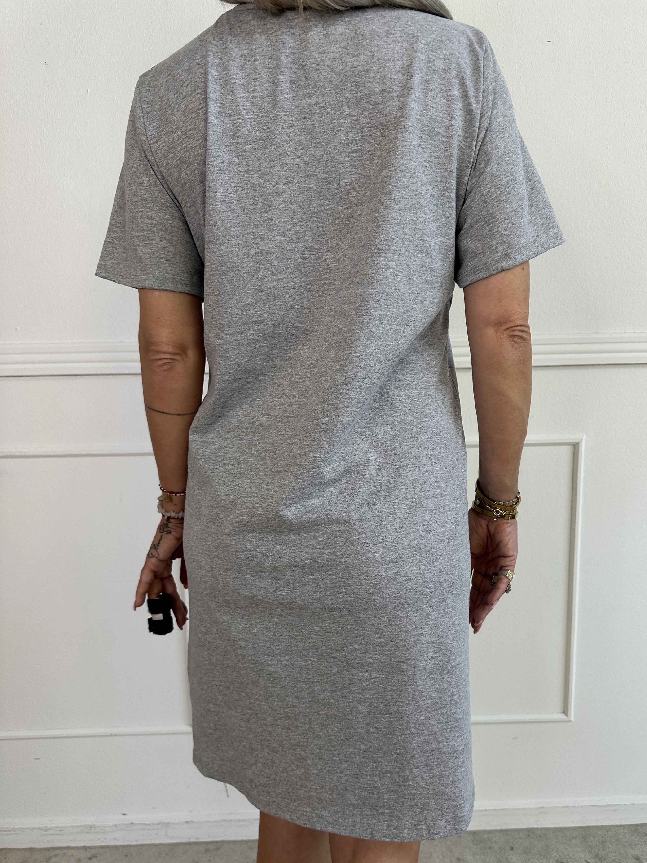 Matilda - T-shirt kjole i bomuld med Ibiza stående