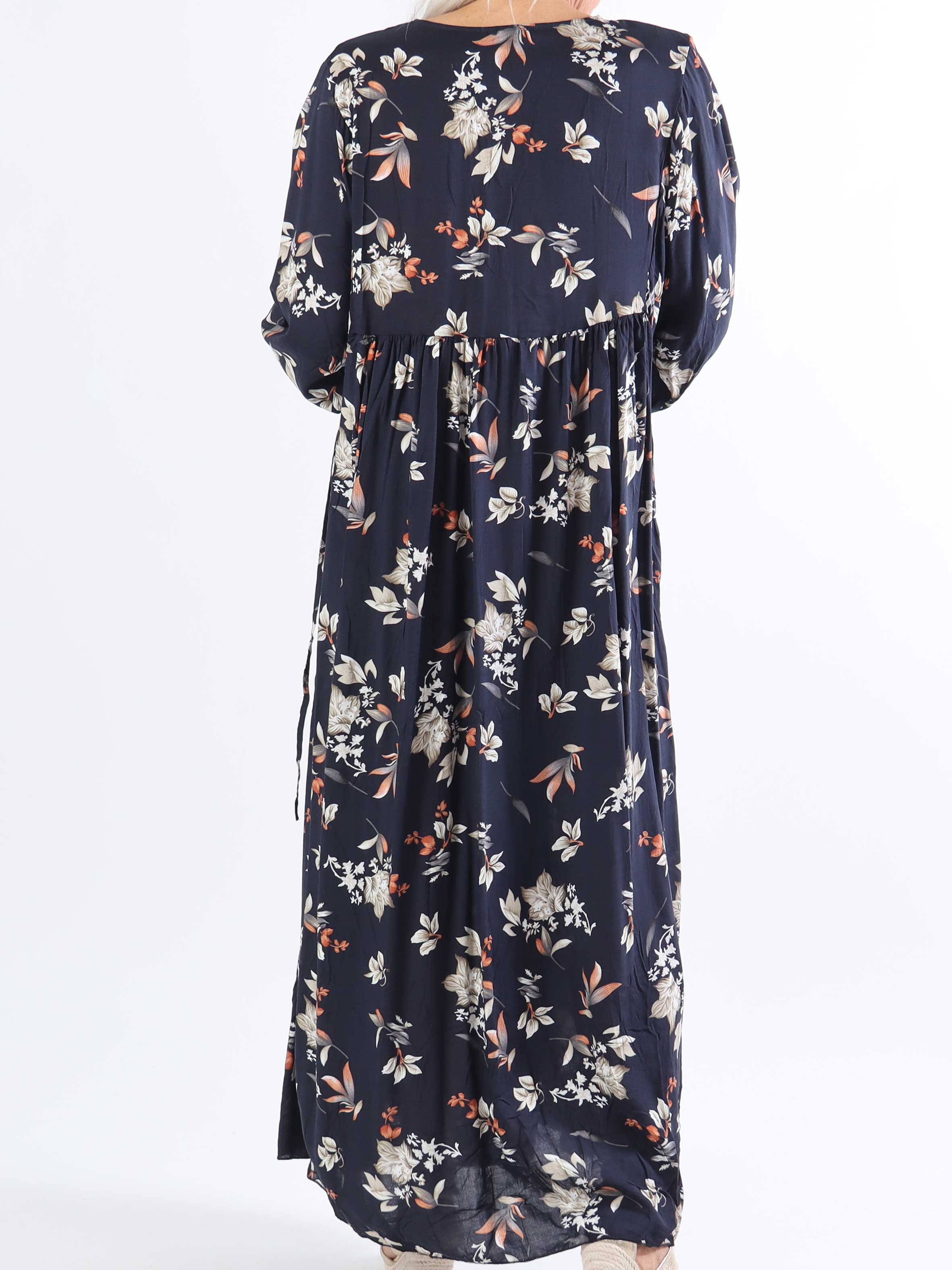 Michelle - Sød plussize blomstret kjole