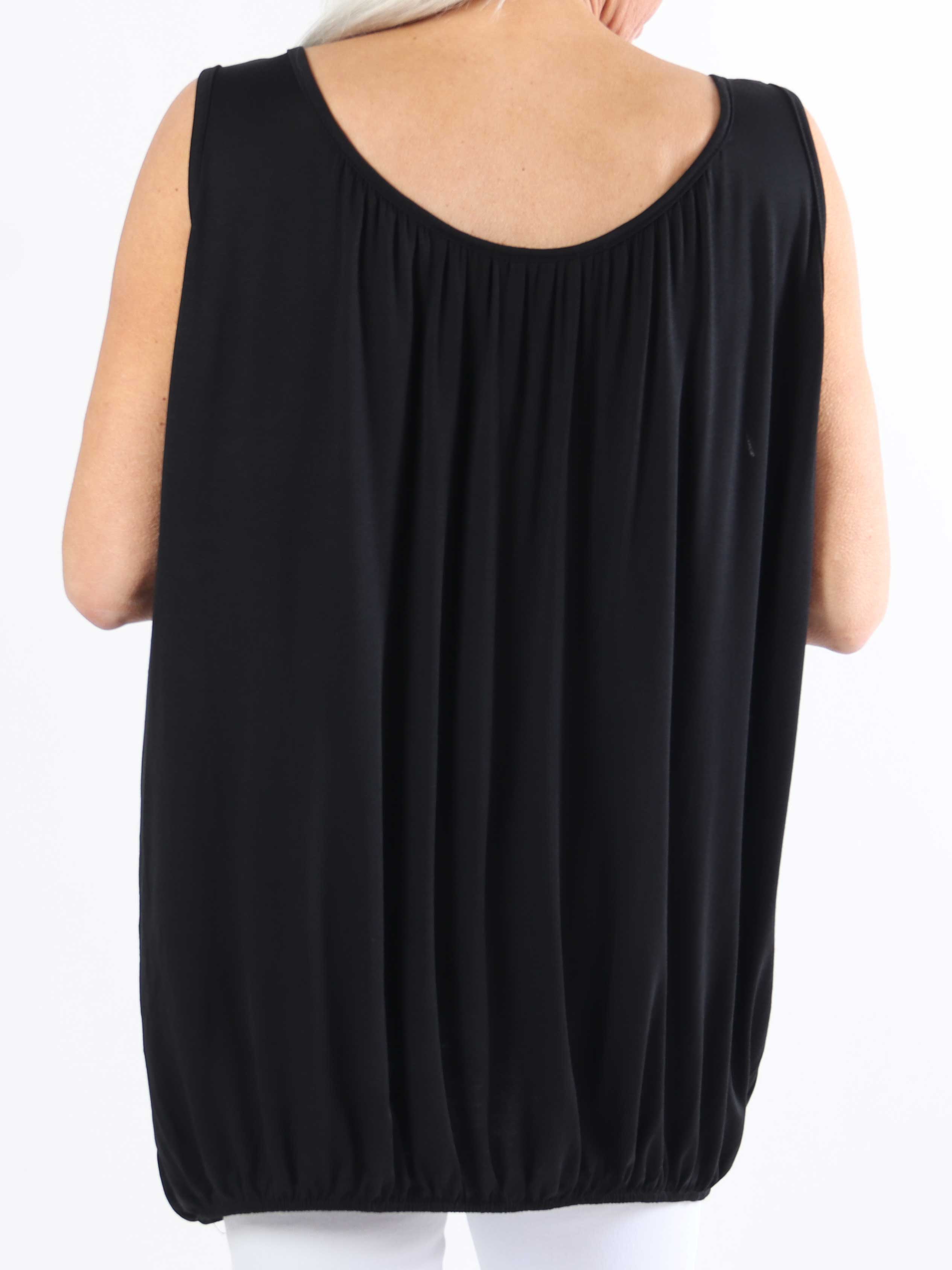 Miracle top - Basis top i plus size med elastik forneden (bestseller)