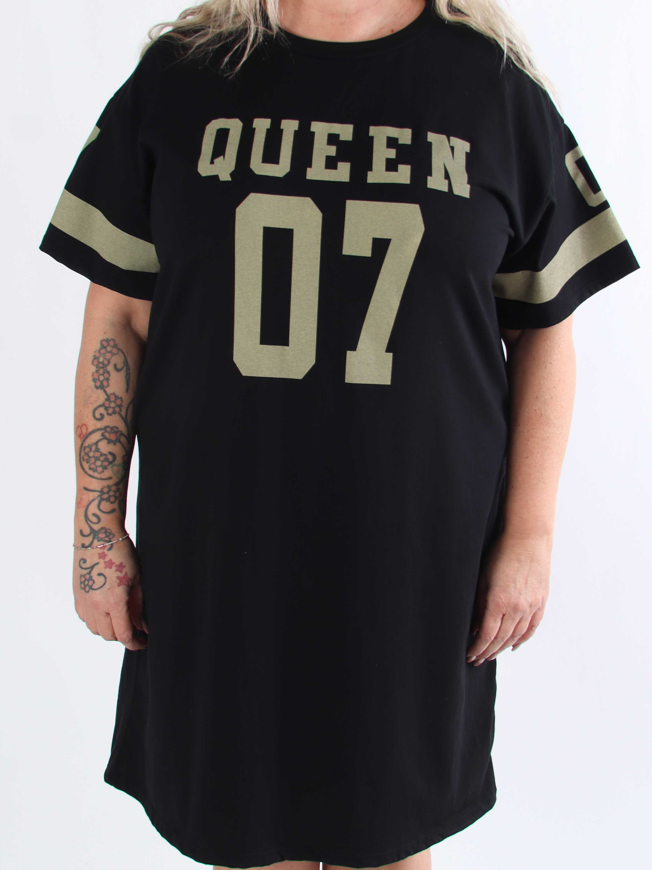 Millie - Plus size queen t-shirt kjole i blødt bomuld