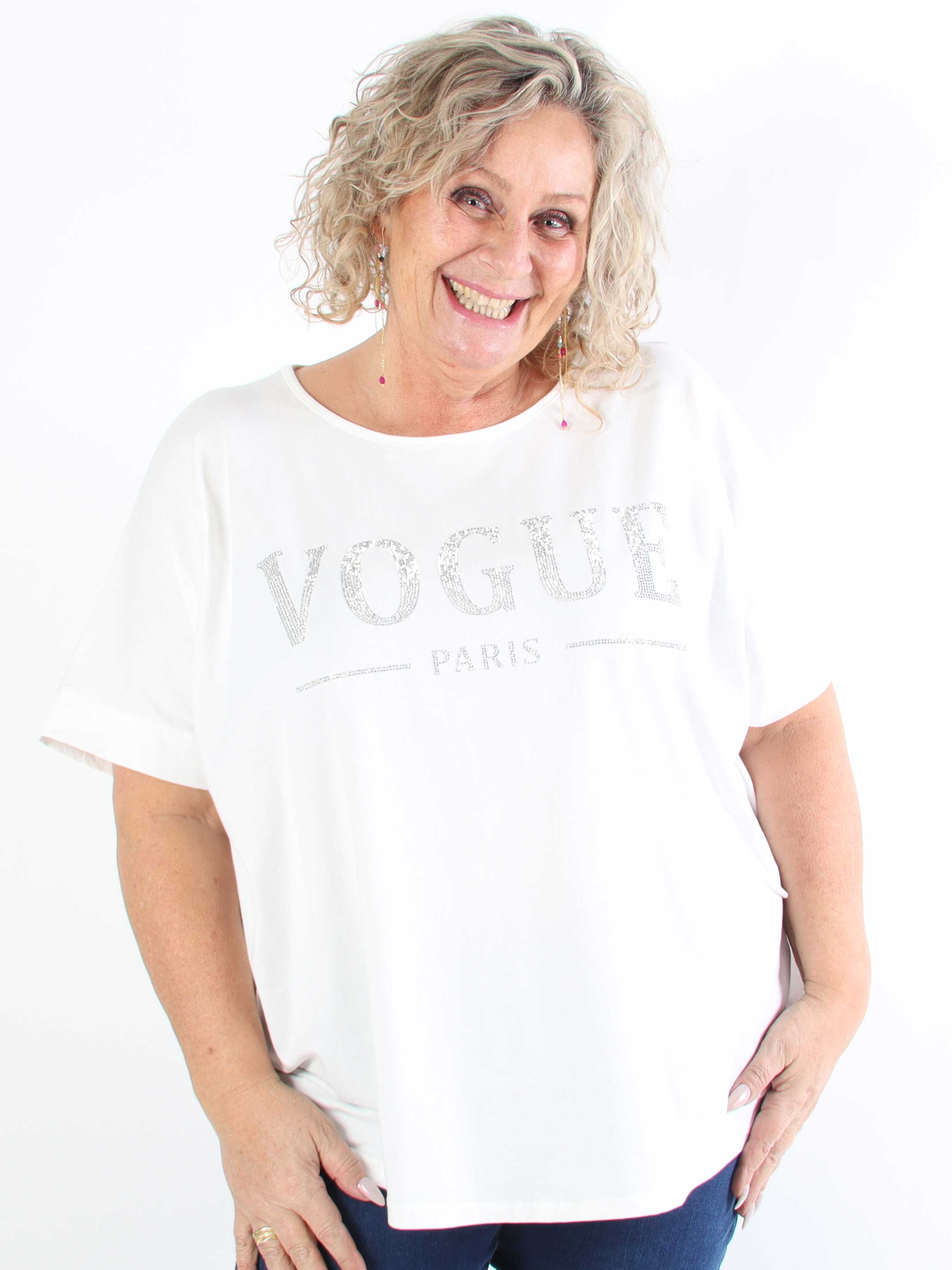 Mintu - T-shirt med similisten i plus size