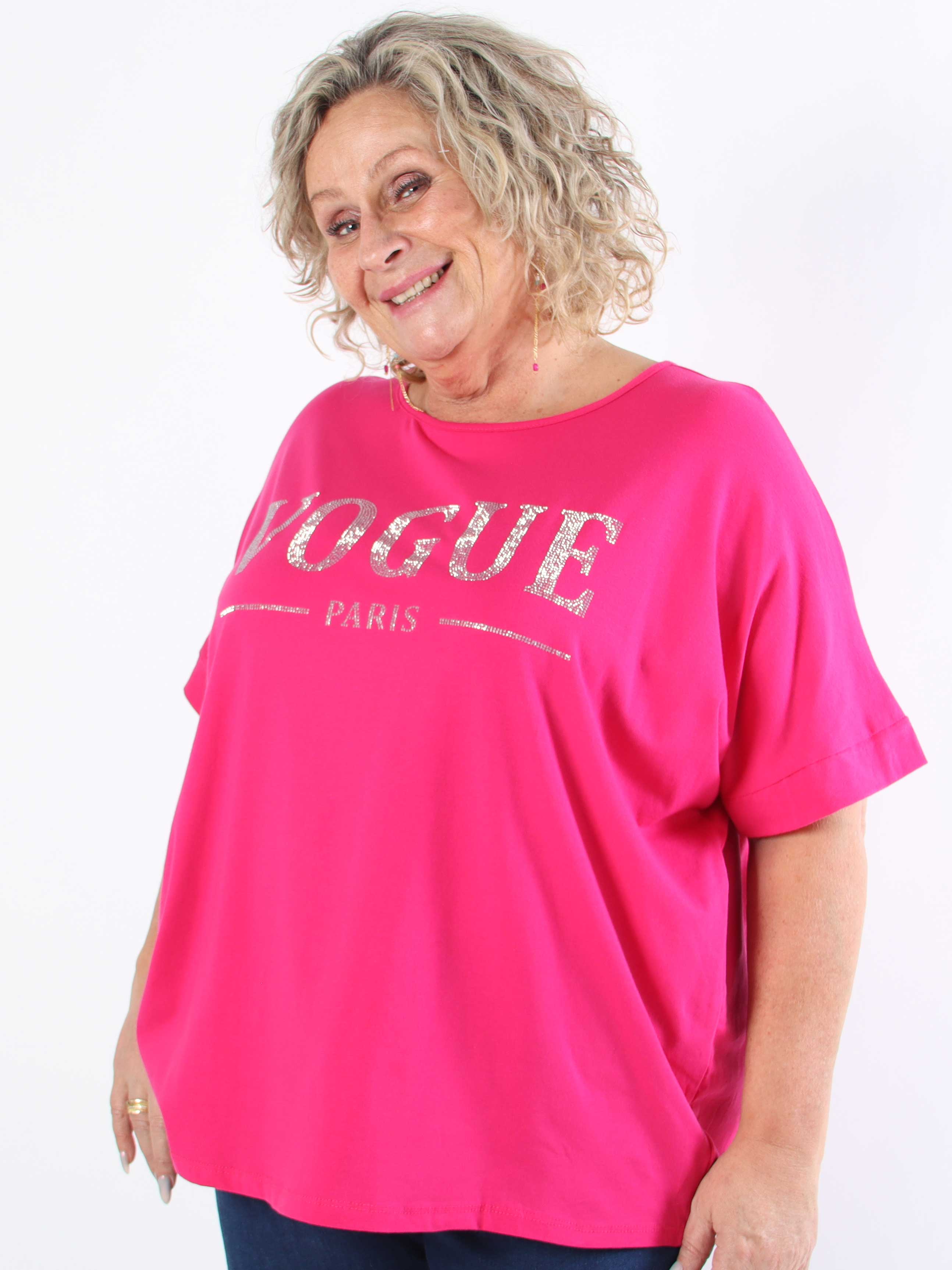 Mintu - T-shirt med similisten i plus size