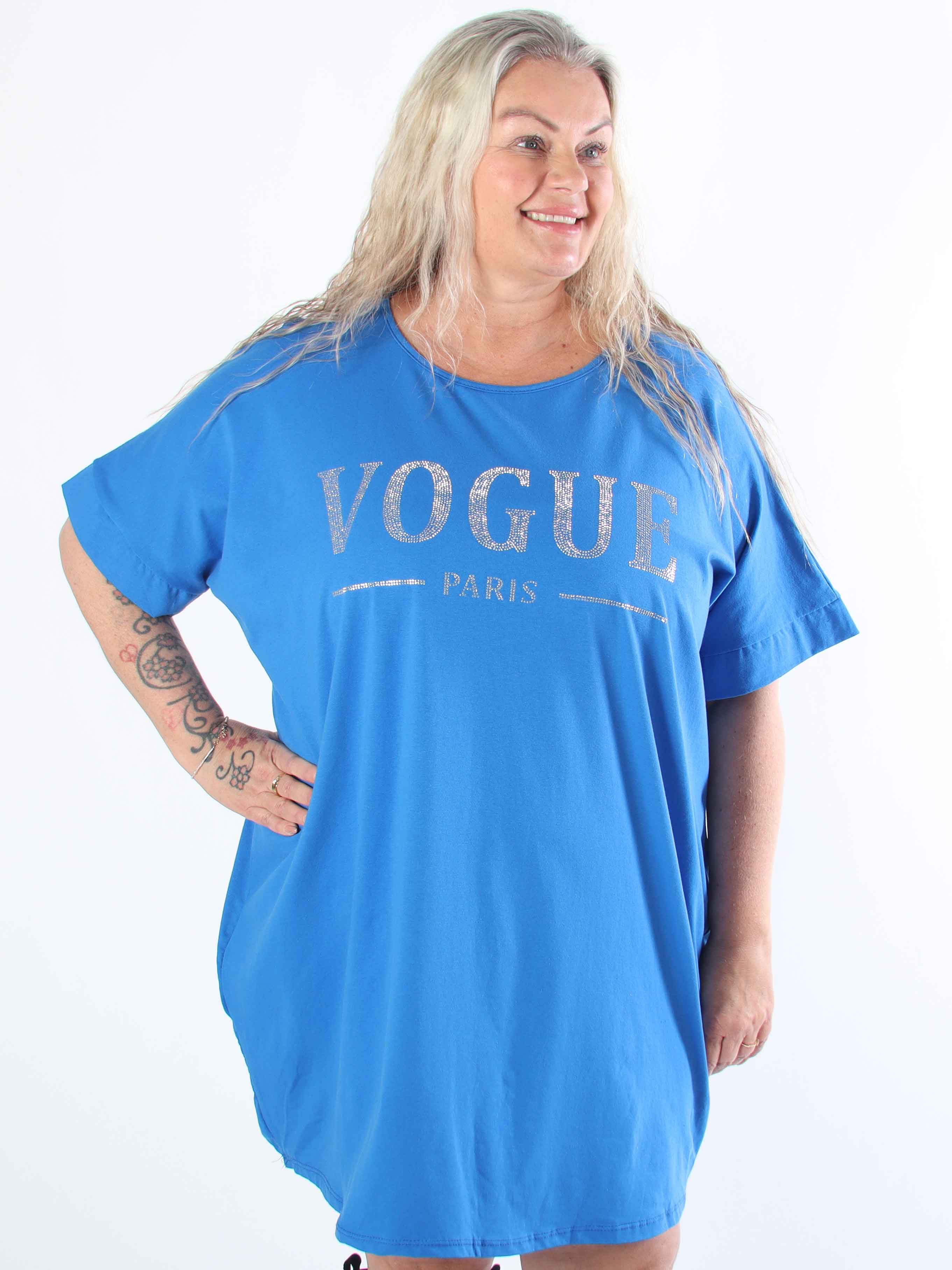 Mintu Dress - Plus size t-shirtkjole i bomuld med similisten