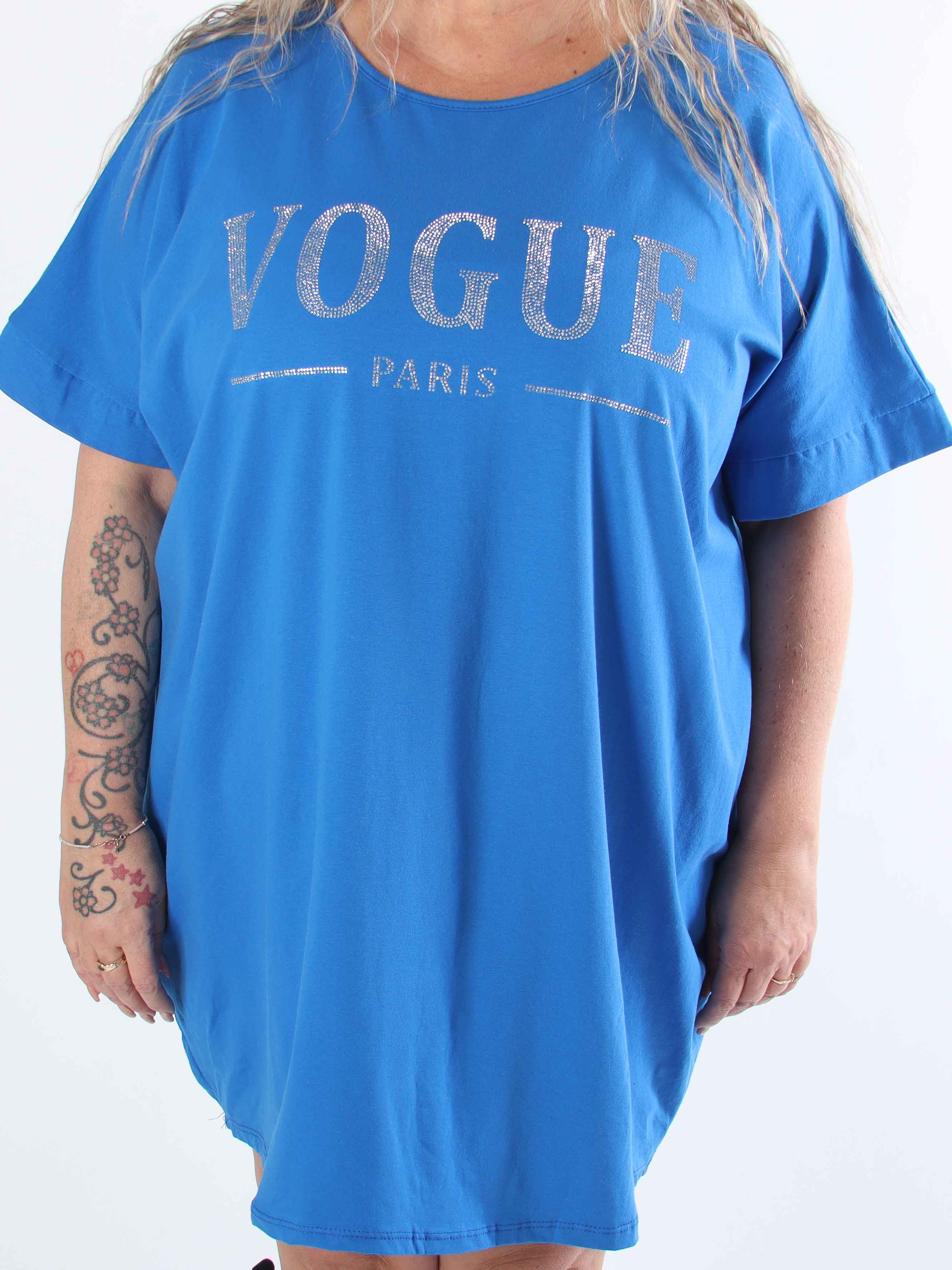 Mintu Dress - Plus size t-shirtkjole i bomuld med similisten