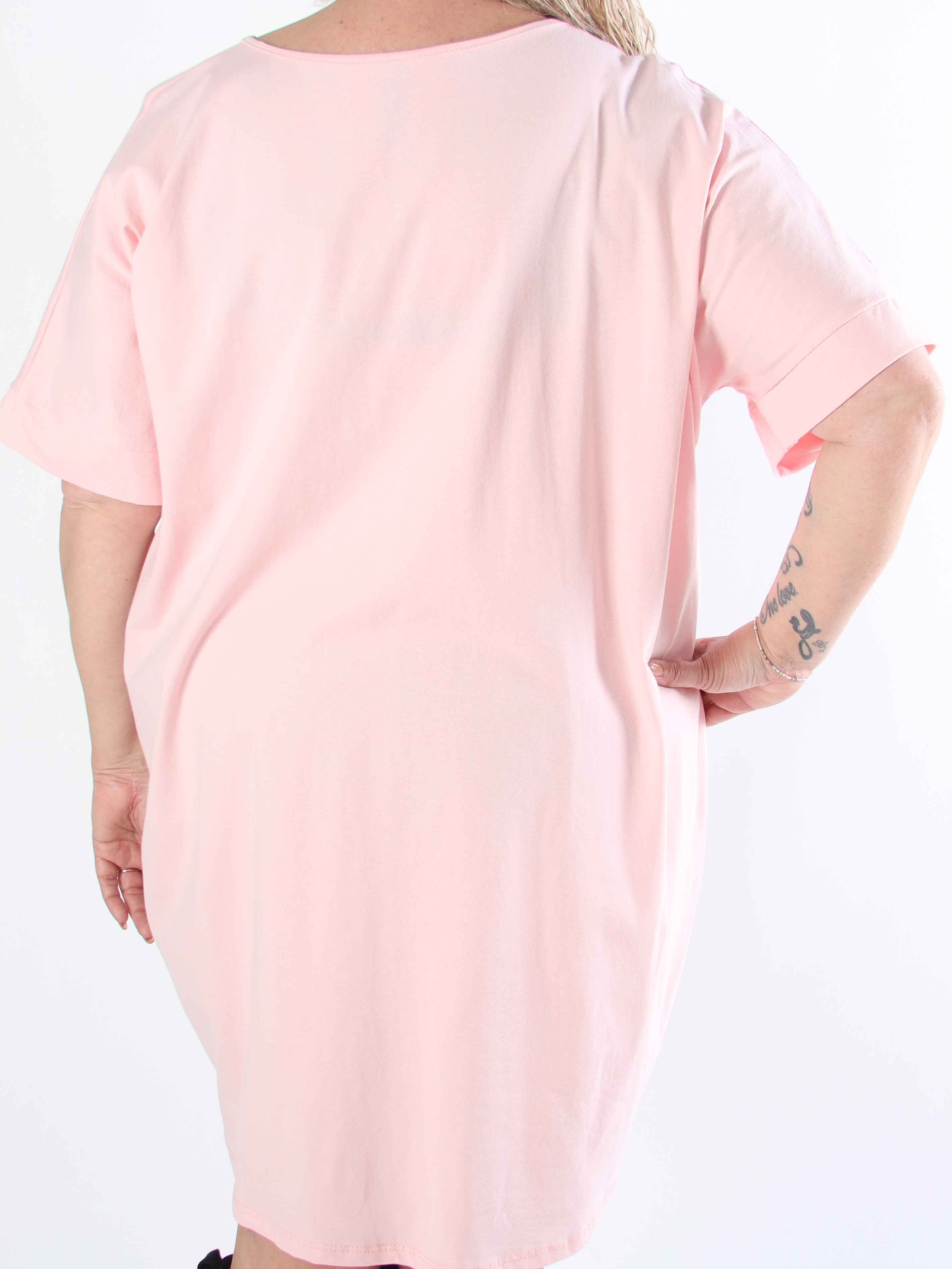 Mintu Dress - Plus size t-shirtkjole i bomuld med similisten