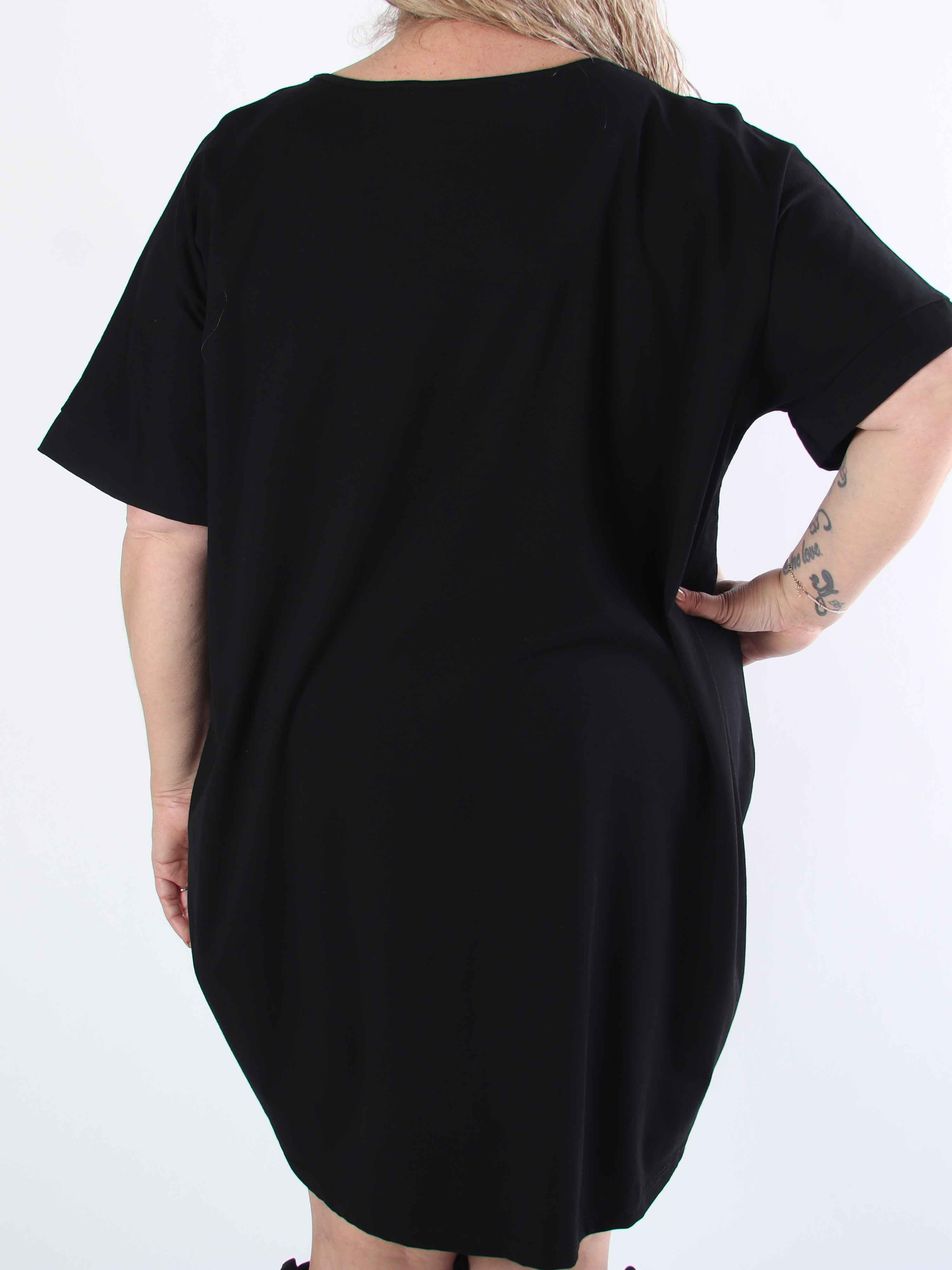 Mintu Dress - Plus size t-shirtkjole i bomuld med similisten