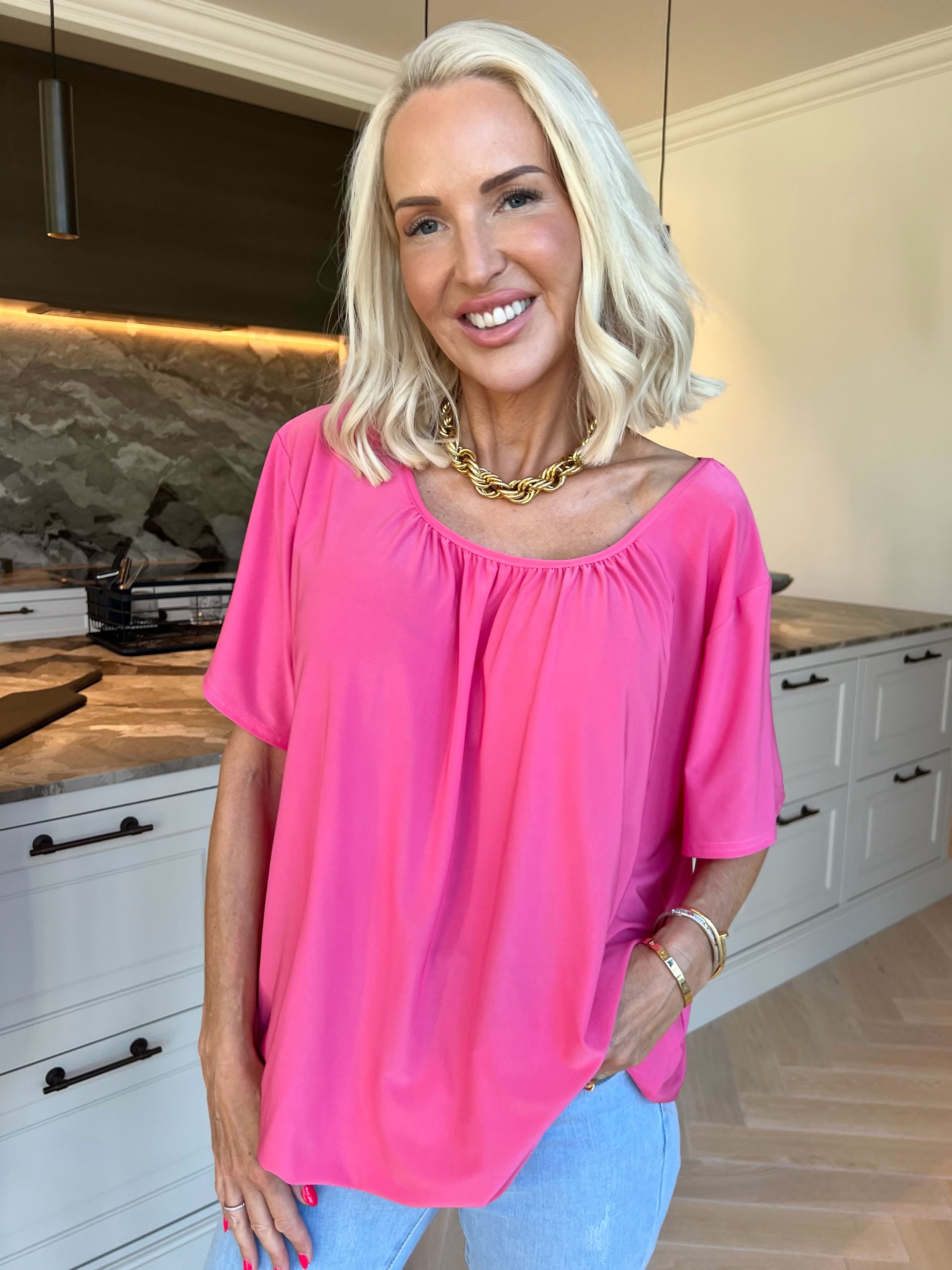 Miracle Basic - Skønneste basis t-shirt med elastik for enden