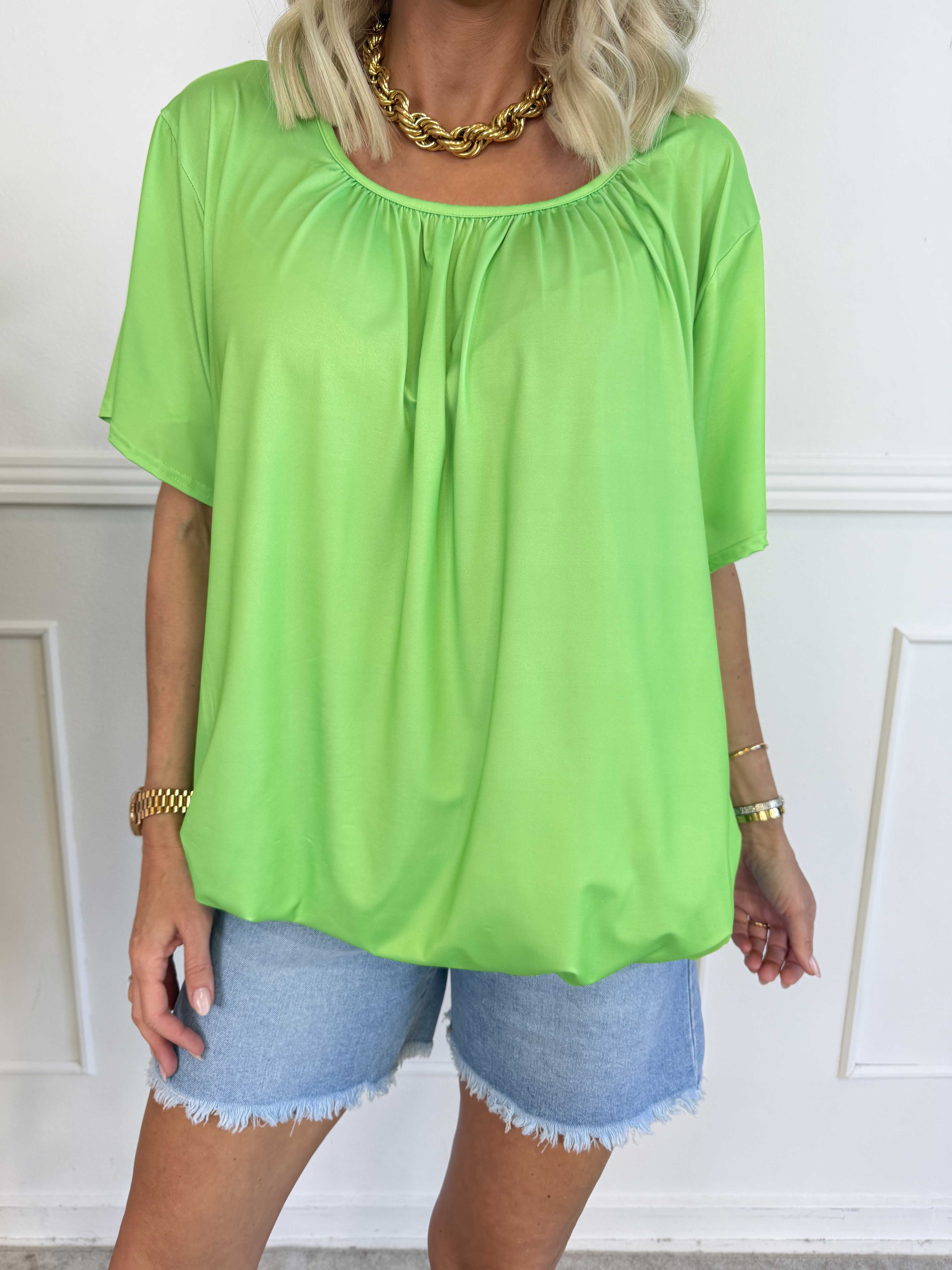 Miracle Plain - Skønneste t-shirt i plain farve med elastik for enden