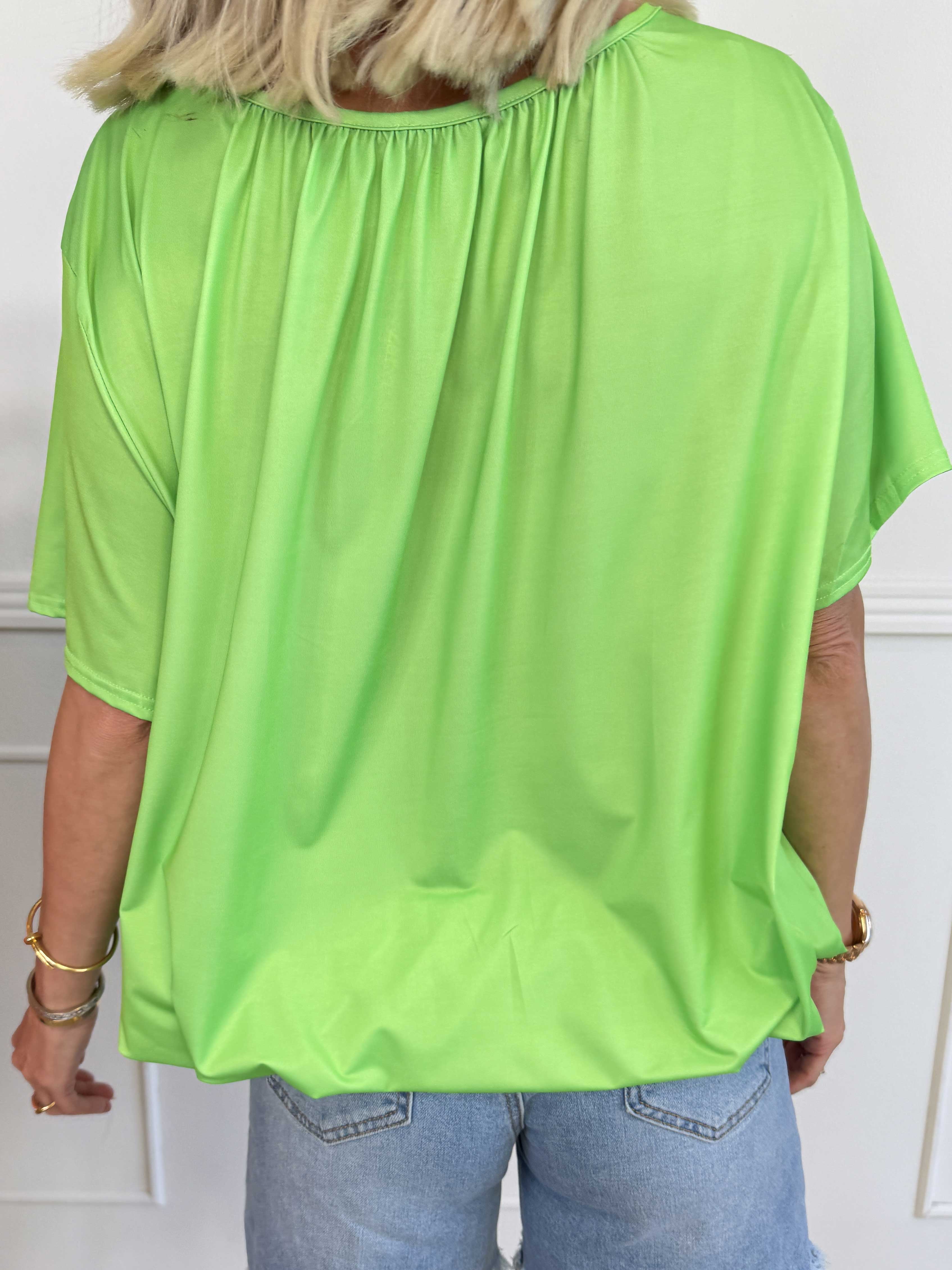 Miracle Plain - Skønneste t-shirt i plain farve med elastik for enden