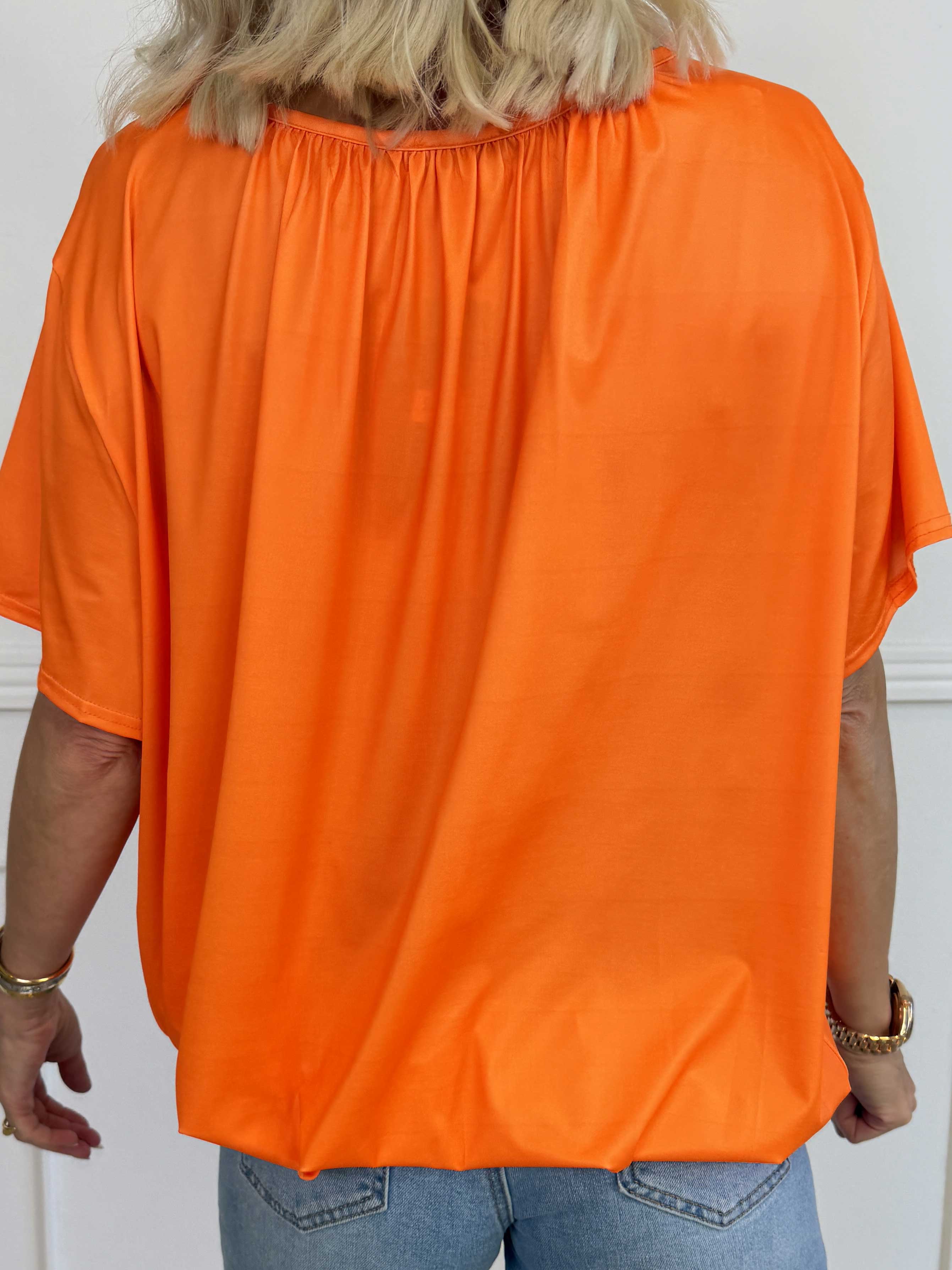 Miracle Plain - Skønneste t-shirt i plain farve med elastik for enden