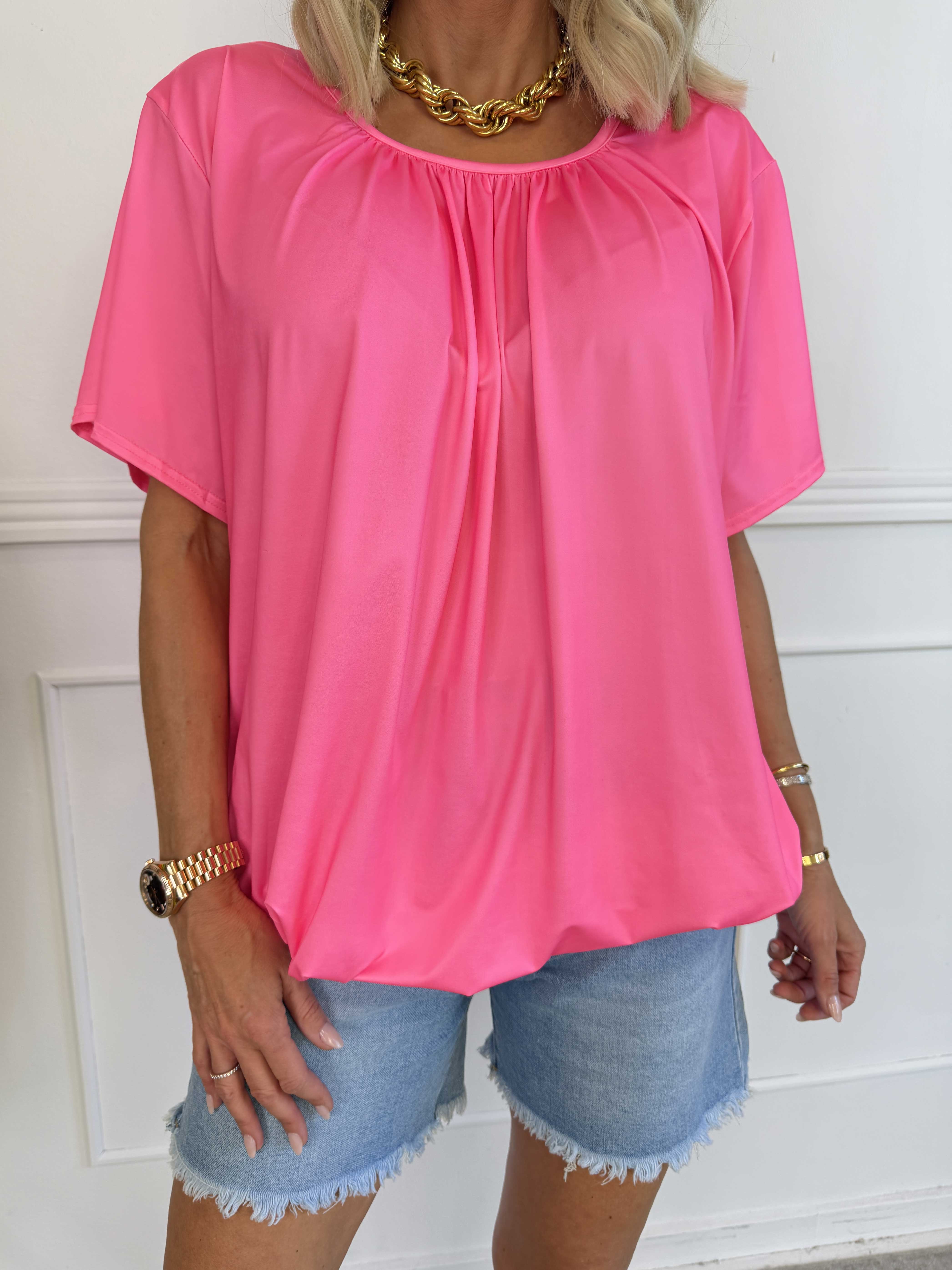 Miracle Plain - Skønneste t-shirt i plain farve med elastik for enden