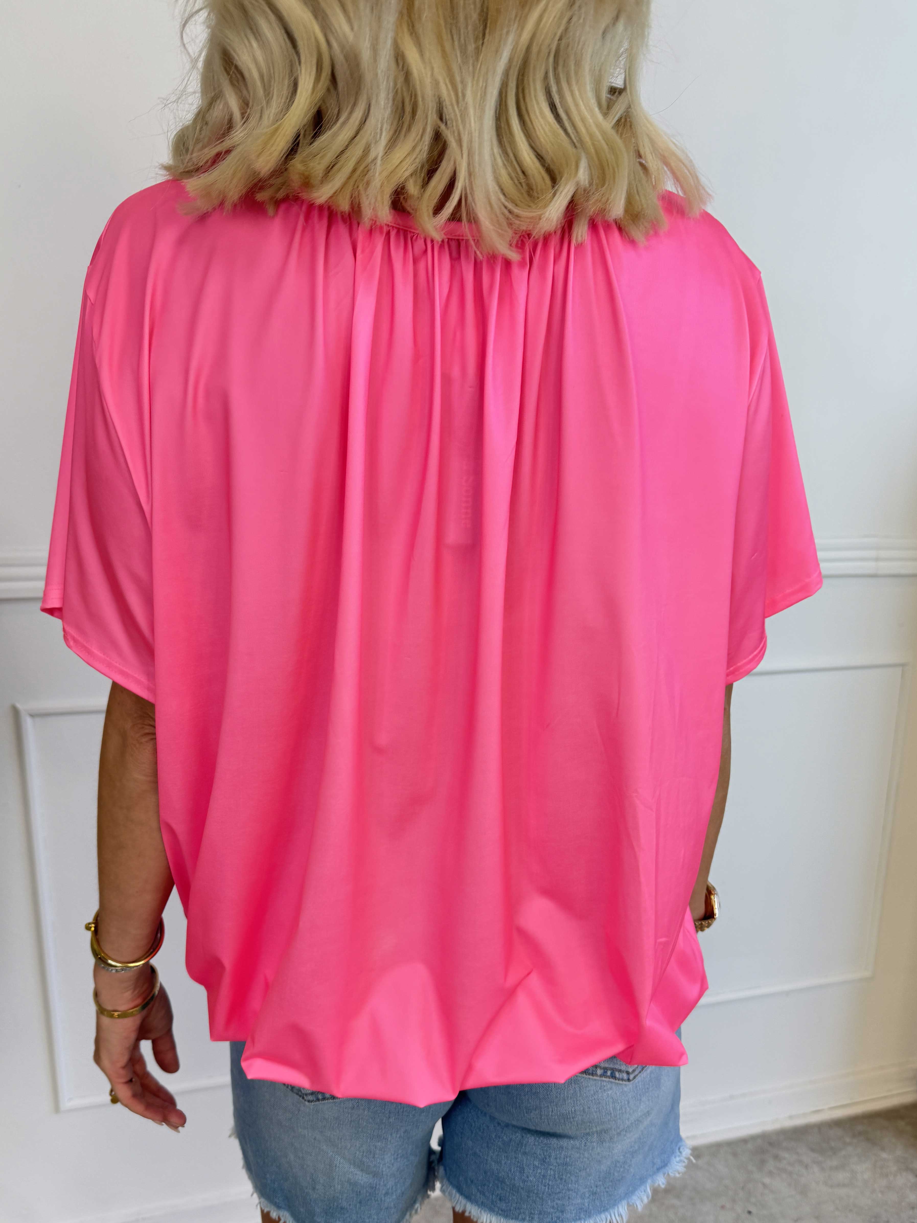 Miracle Plain - Skønneste t-shirt i plain farve med elastik for enden