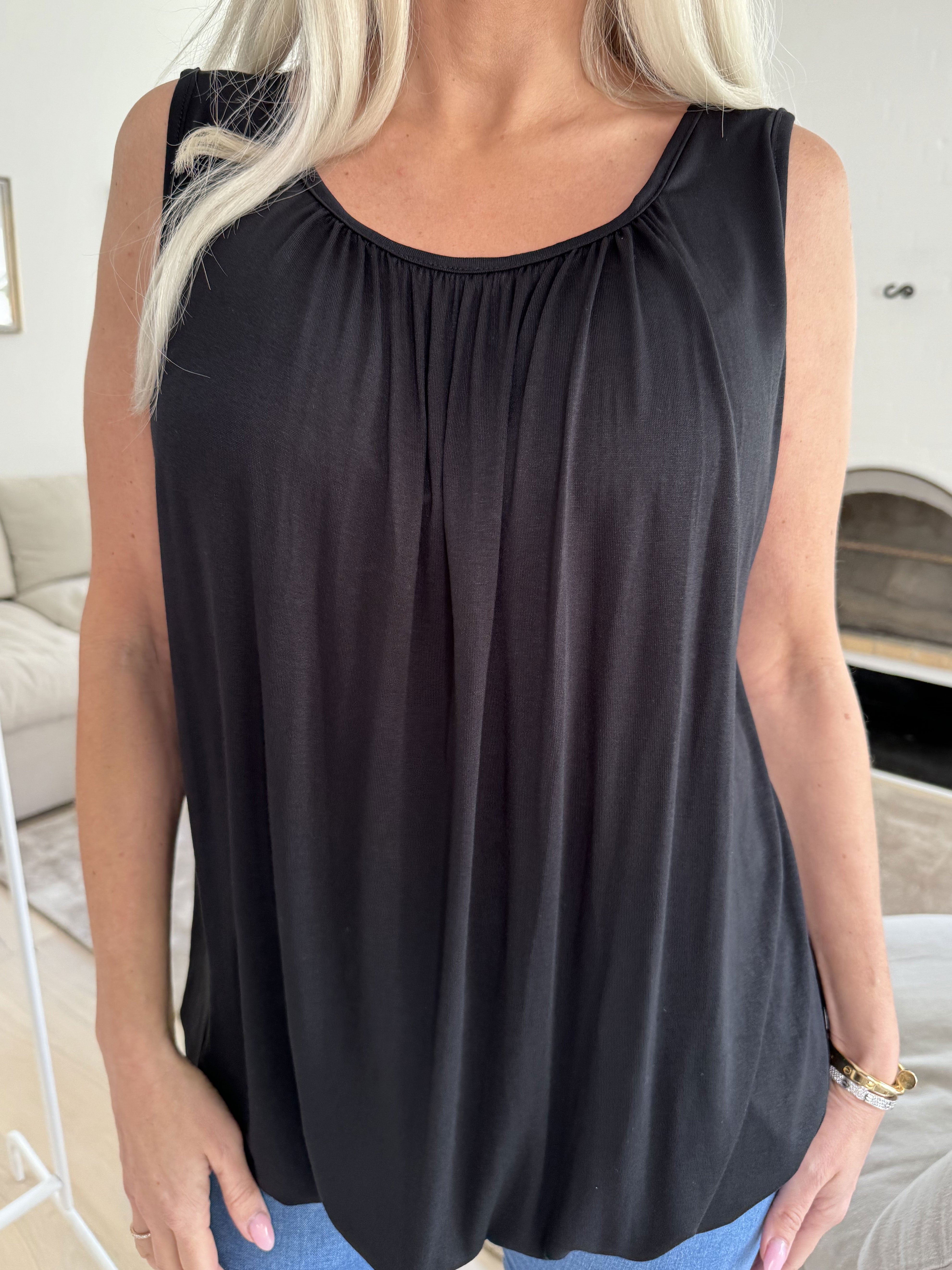 Miracle top - Basis top med elastik forneden (bestseller)