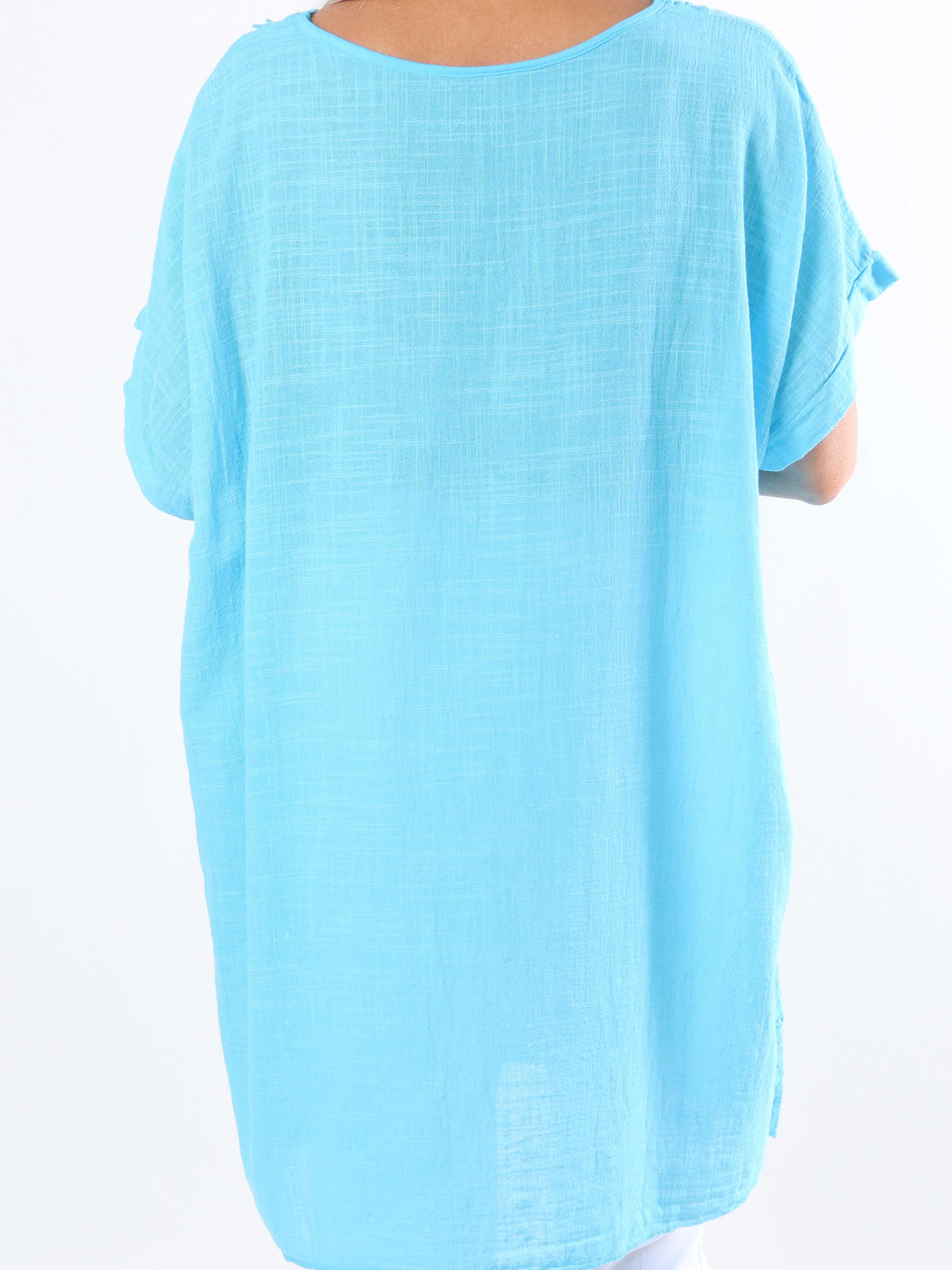 Mirina - Plus size tunika i bomuld med broderie anglaise