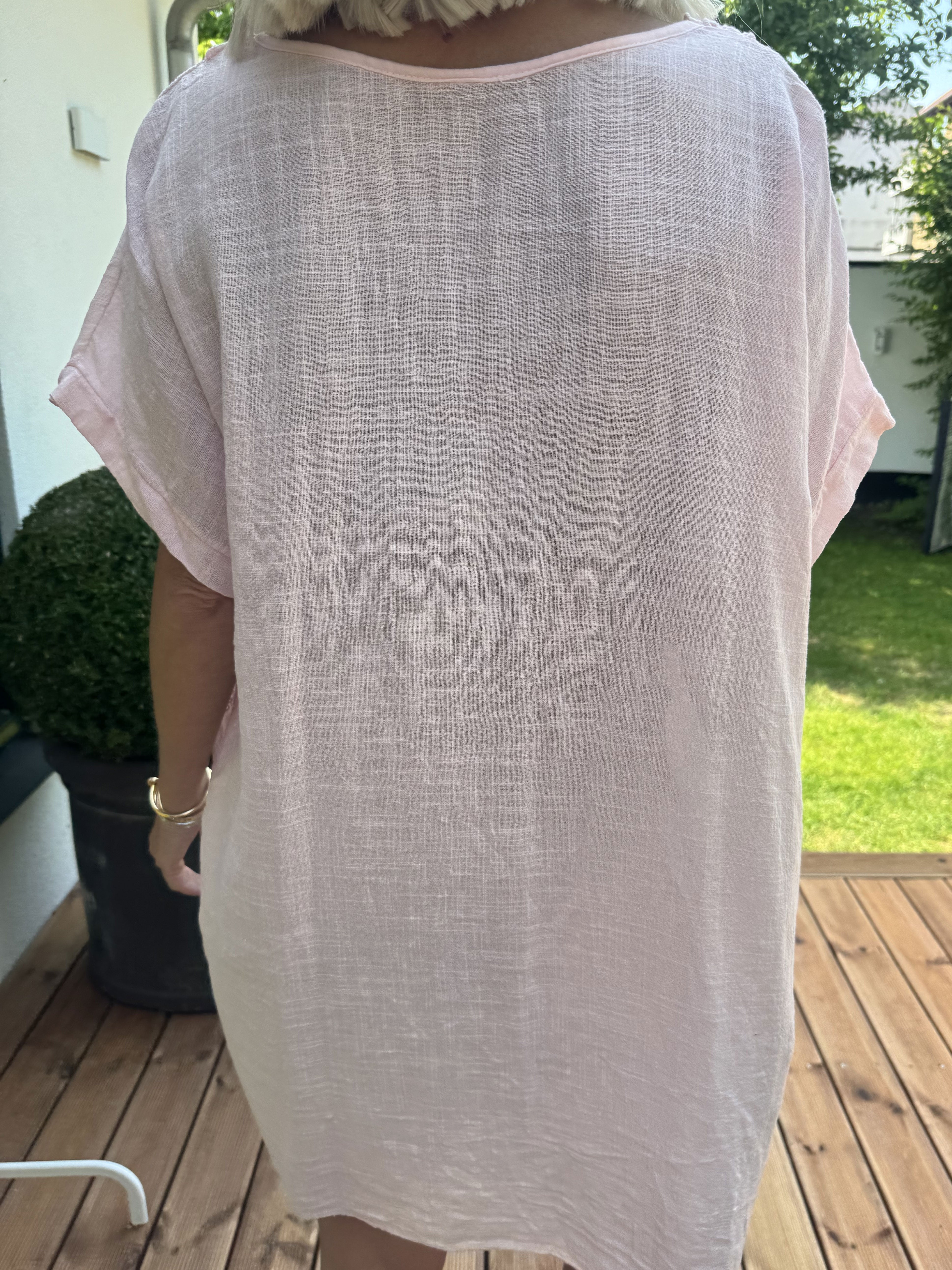 Mirina - Sød tunika i bomuld med broderie anglaise